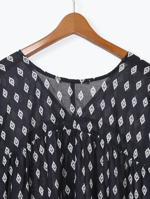 Lugnoncure「【INDIA made】無地/柄アソート前開きワンピース」|ワンピース|