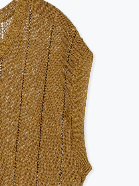 Samansa Mos2「テープヤーン前後2WAYベスト」|ダウンベスト・ベスト|