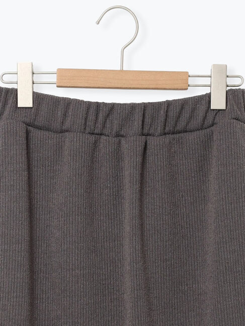 Samansa Mos2 blue「カットリブナロースカート」|スカート|