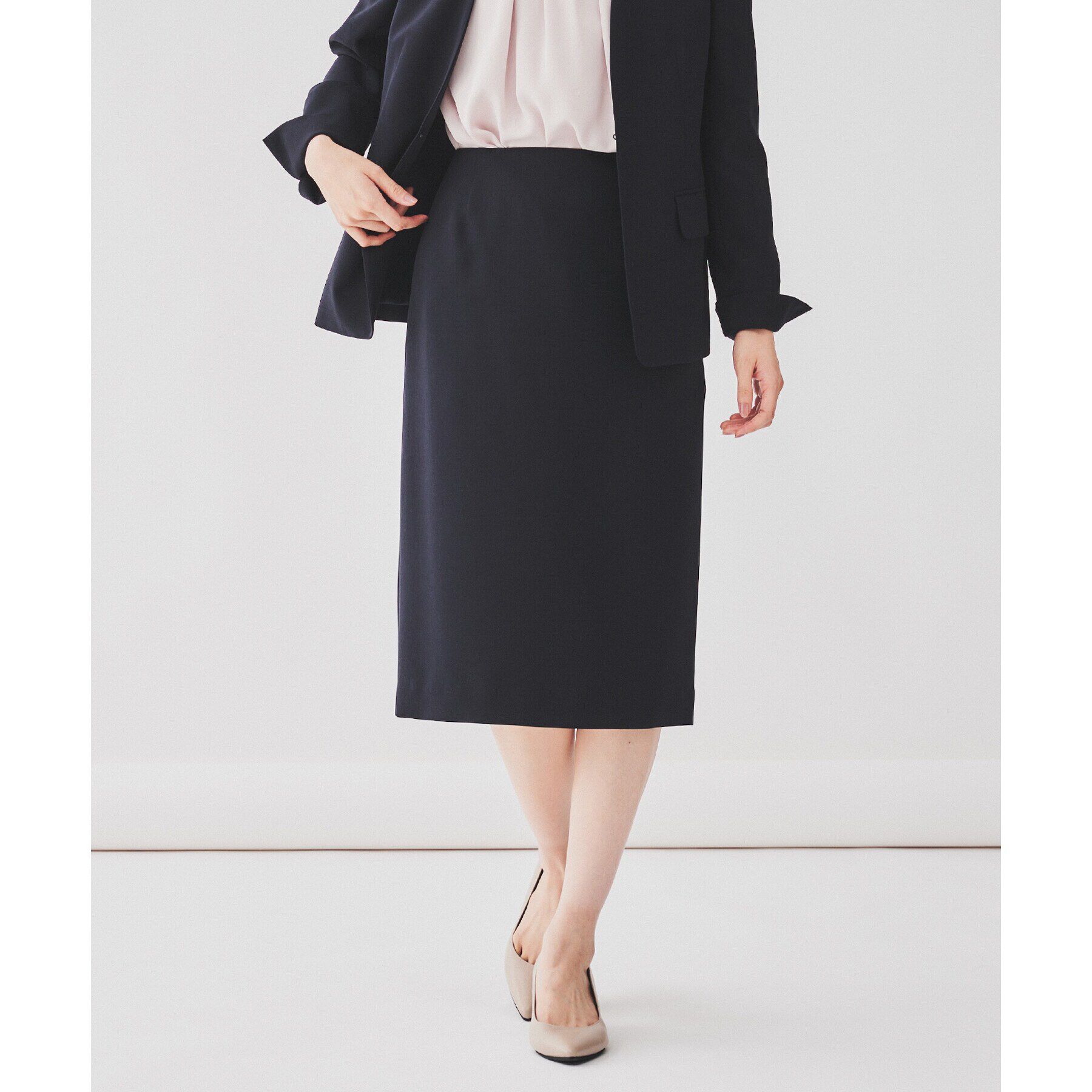 UNTITLED「【通勤スーツ/入卒/セレモニー】ライトウェイト タイトスカート」|スカート|