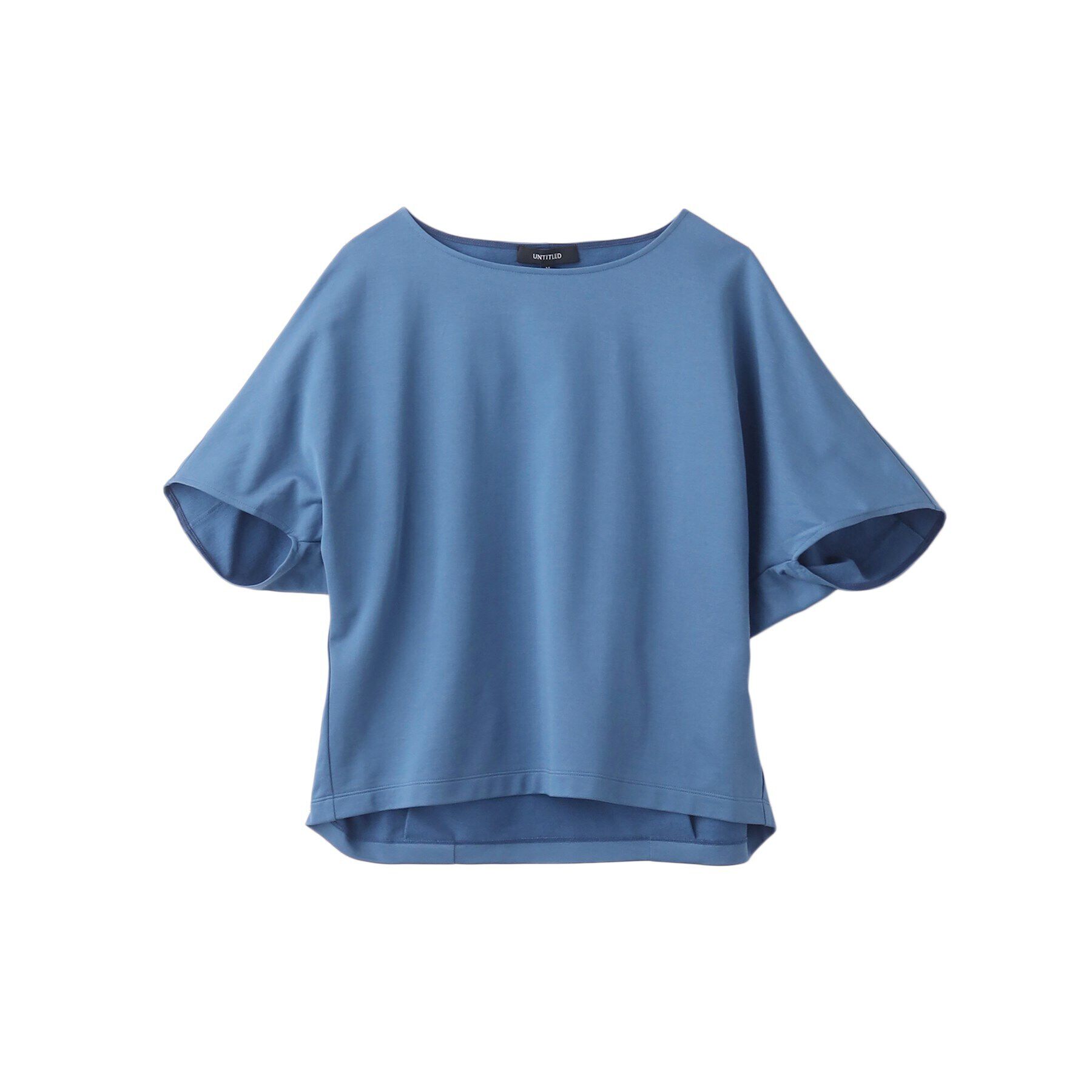 UNTITLED「【オシャレに体型カバー】ミニ裏毛ハイゲージカットソー」|Tシャツ・カットソー|