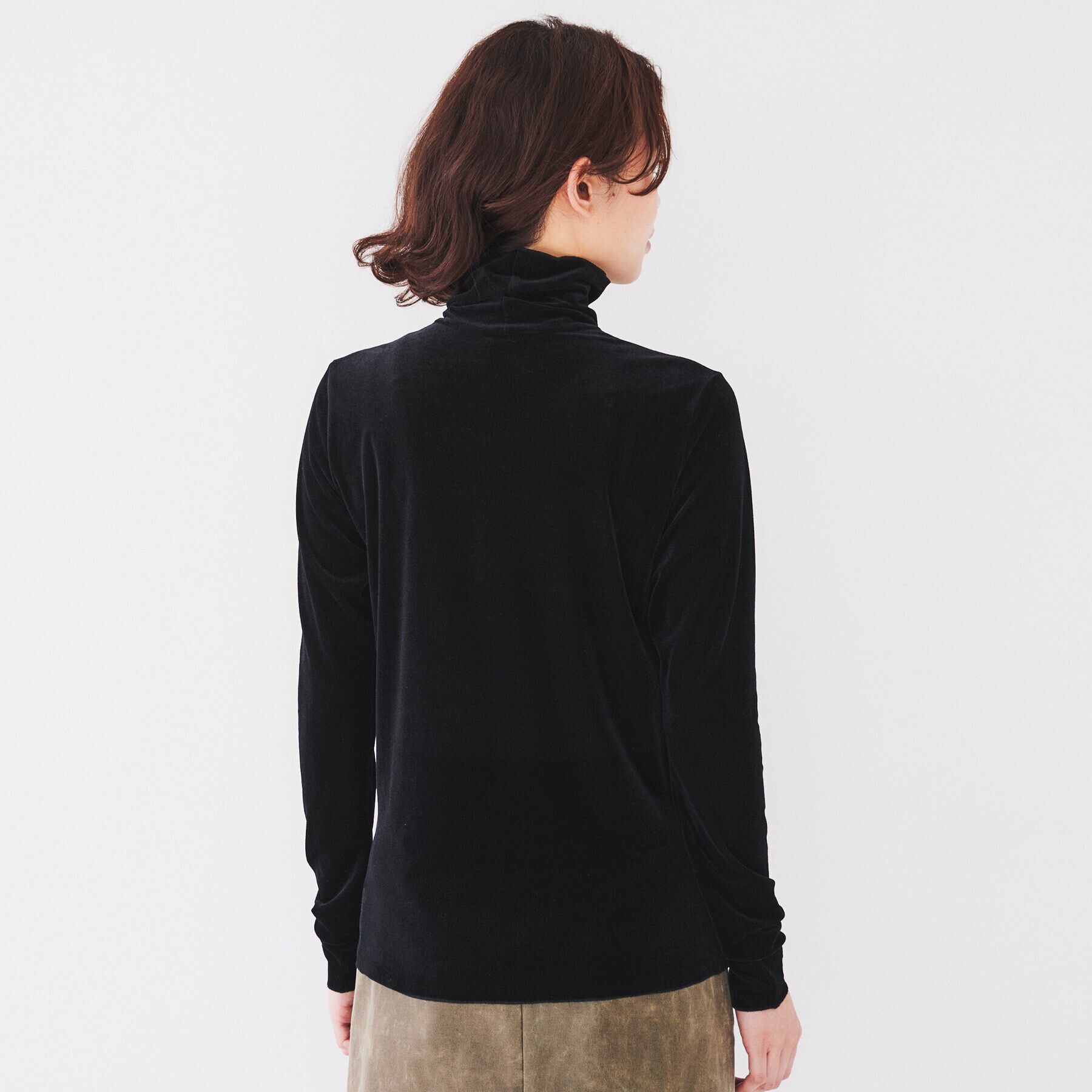 UNTITLED「【洗える】ベロアインナートップス」|Tシャツ・カットソー|