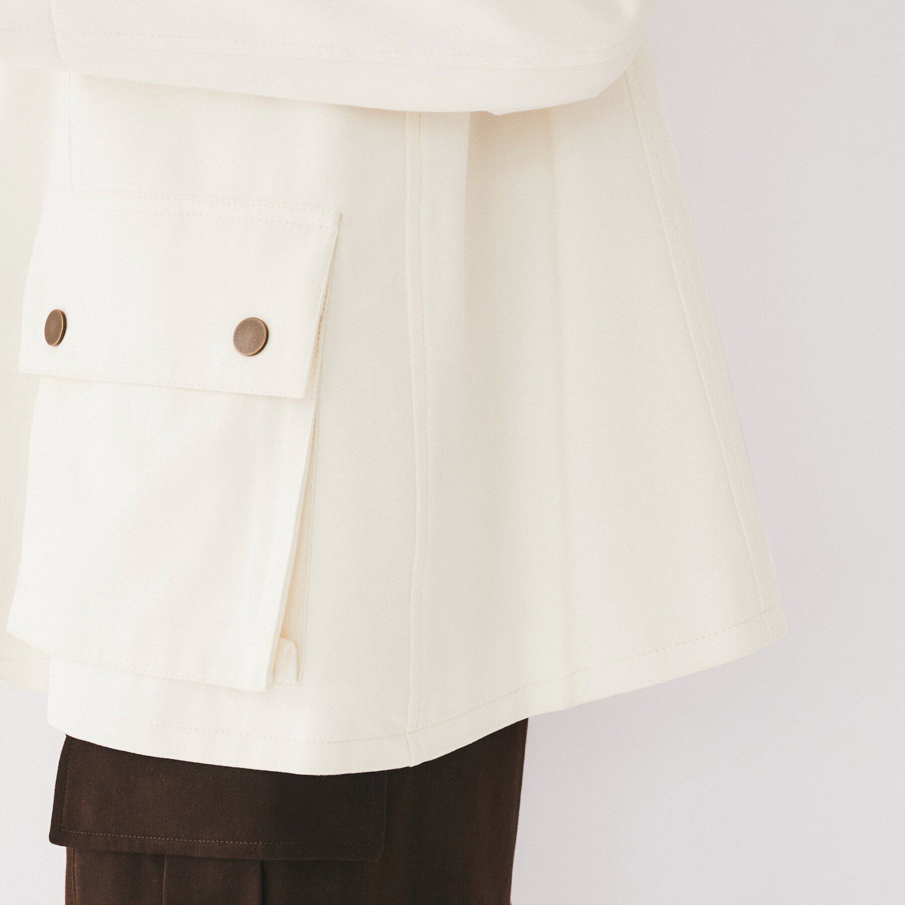 UNTITLED「【ヴィンテージ感】コットンモール ショートブルゾン」|ブルゾン・スタジャン|