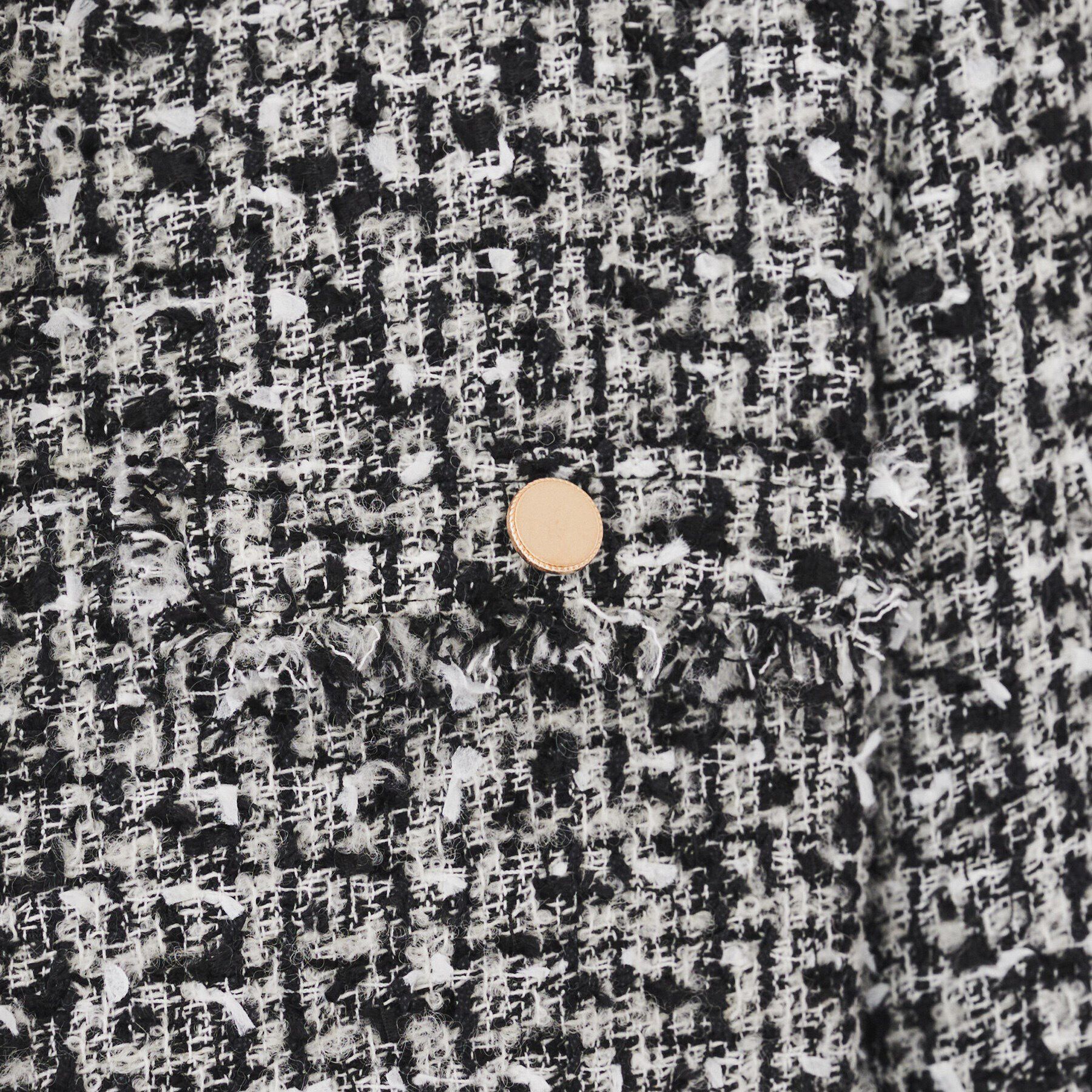 UNTITLED「【きれいめカジュアル/通勤/入卒】ファンシーツイード ジャケット」|ノーカラージャケット|