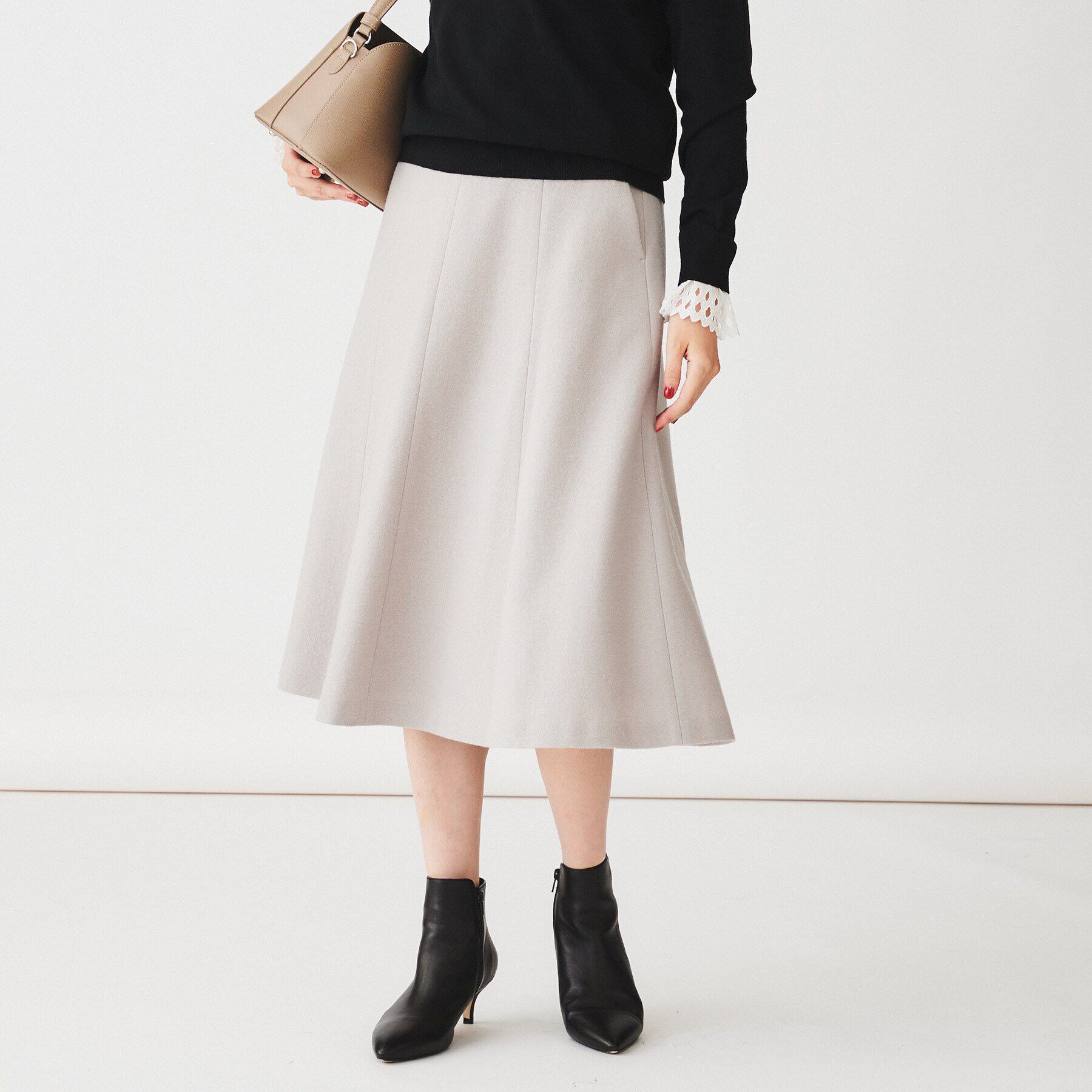 UNTITLED「【後ろウエストゴム】ミルドジャージ マーメイドスカート」|スカート|