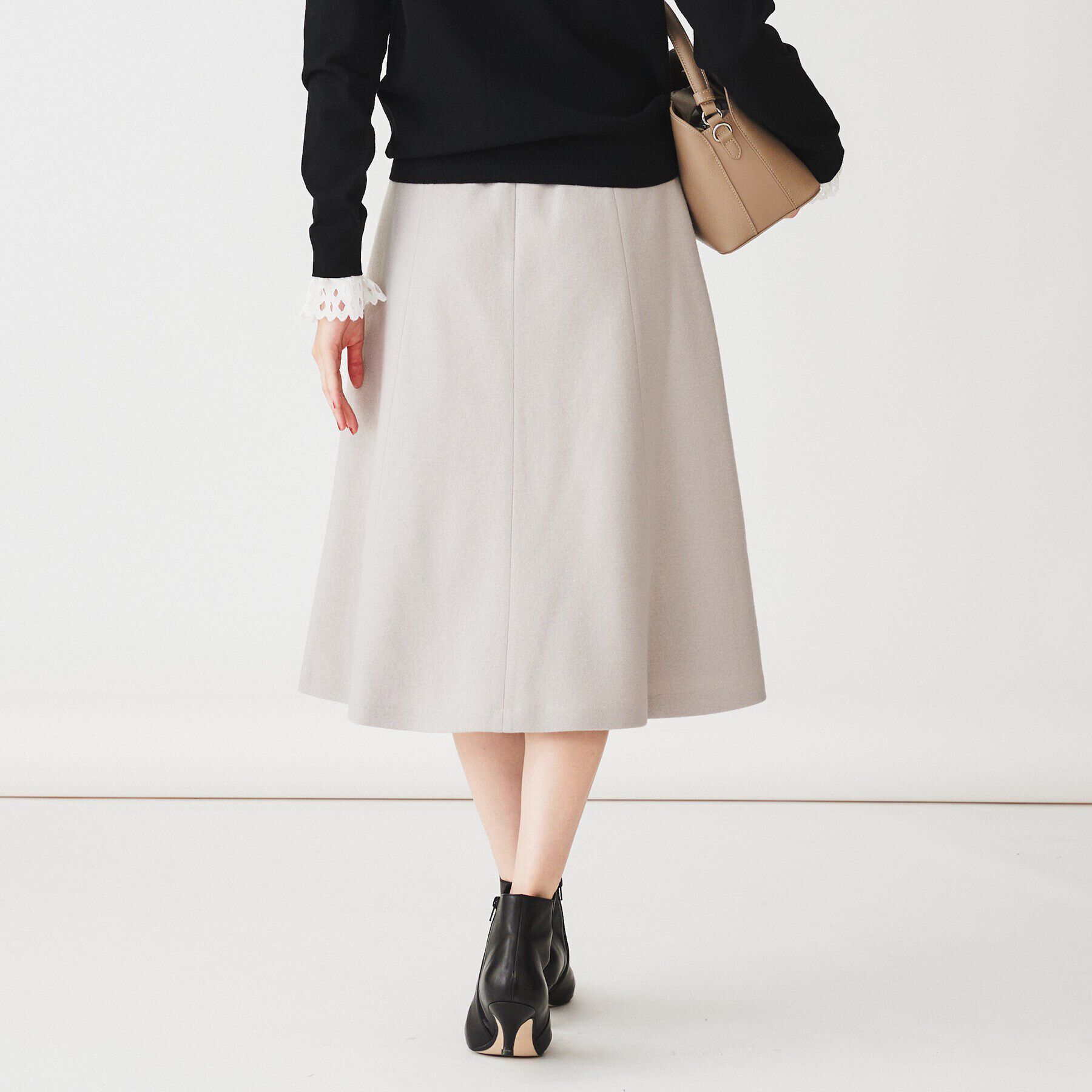 UNTITLED「【後ろウエストゴム】ミルドジャージ マーメイドスカート」|スカート|