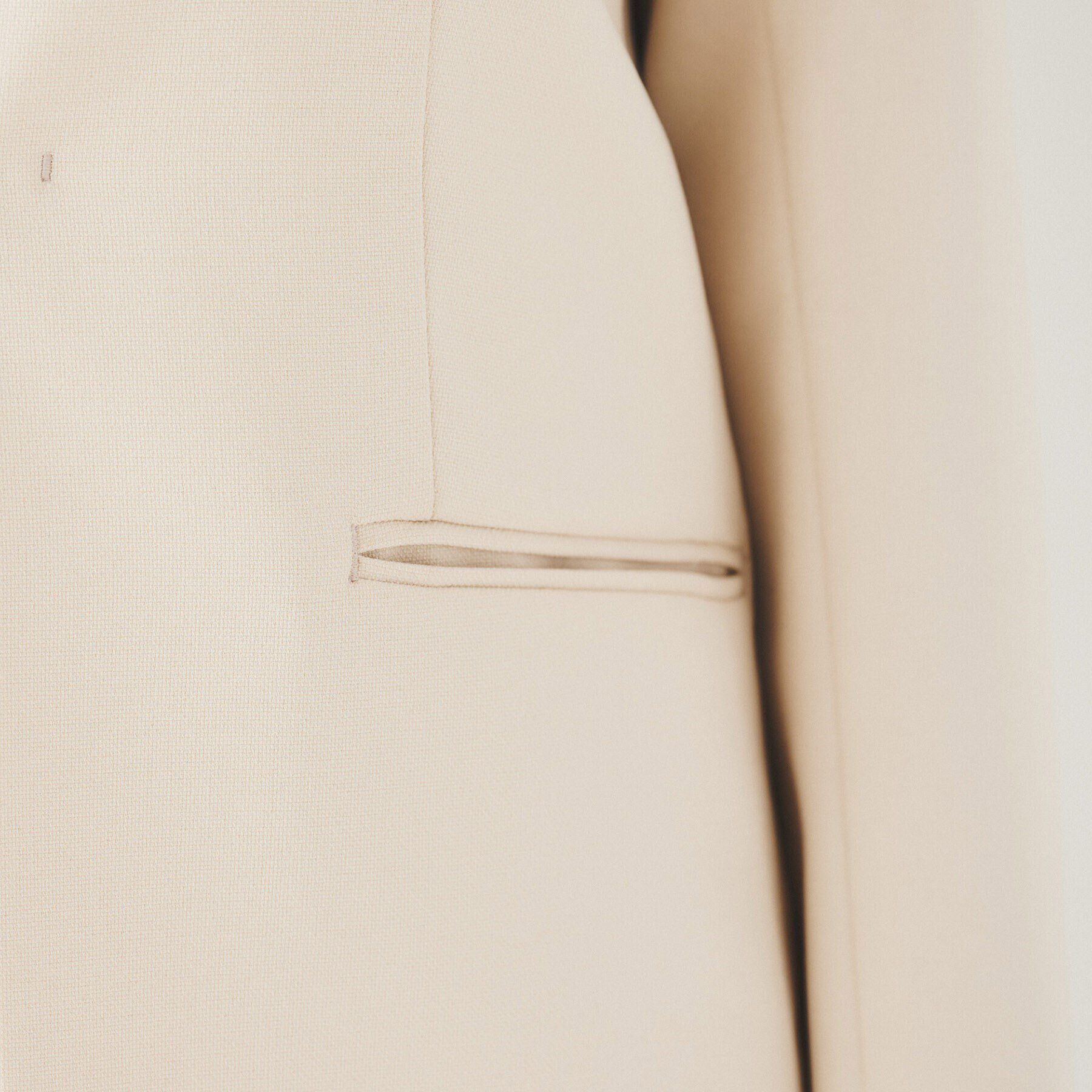 UNTITLED「【セットアップ可能】リネンライク カラーレスジャケット」|ノーカラージャケット|