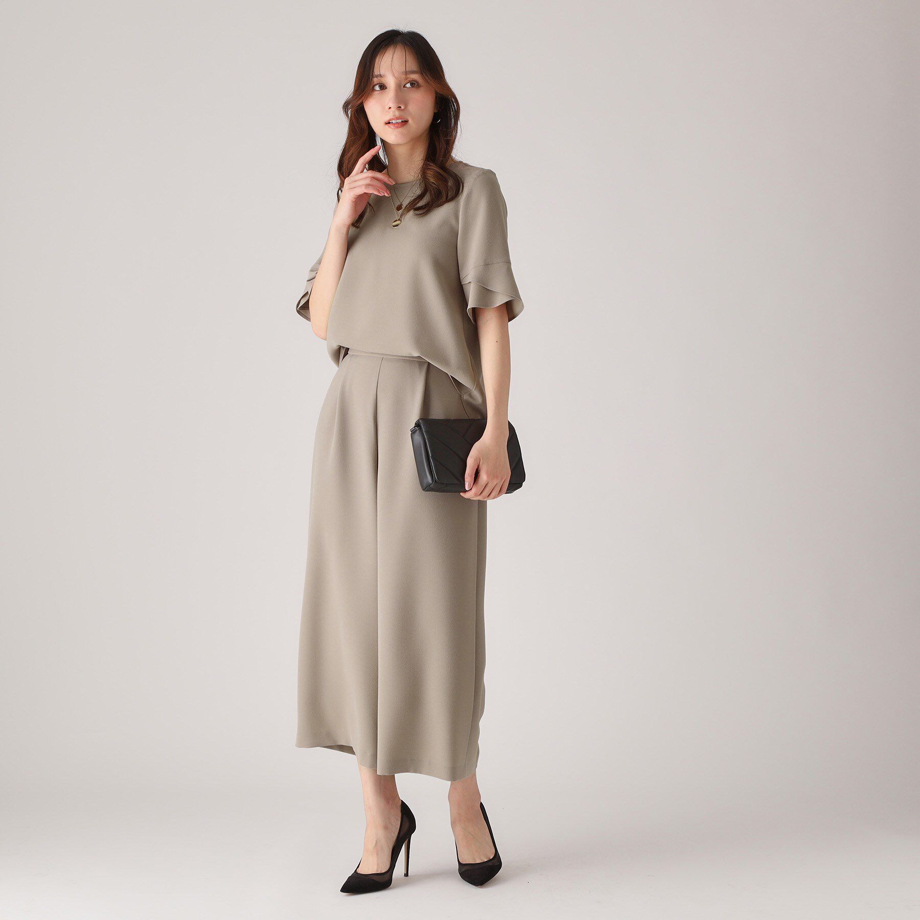 COUP DE CHANCE「【洗える／ウエストゴム】ストレートワイドパンツ」|その他|