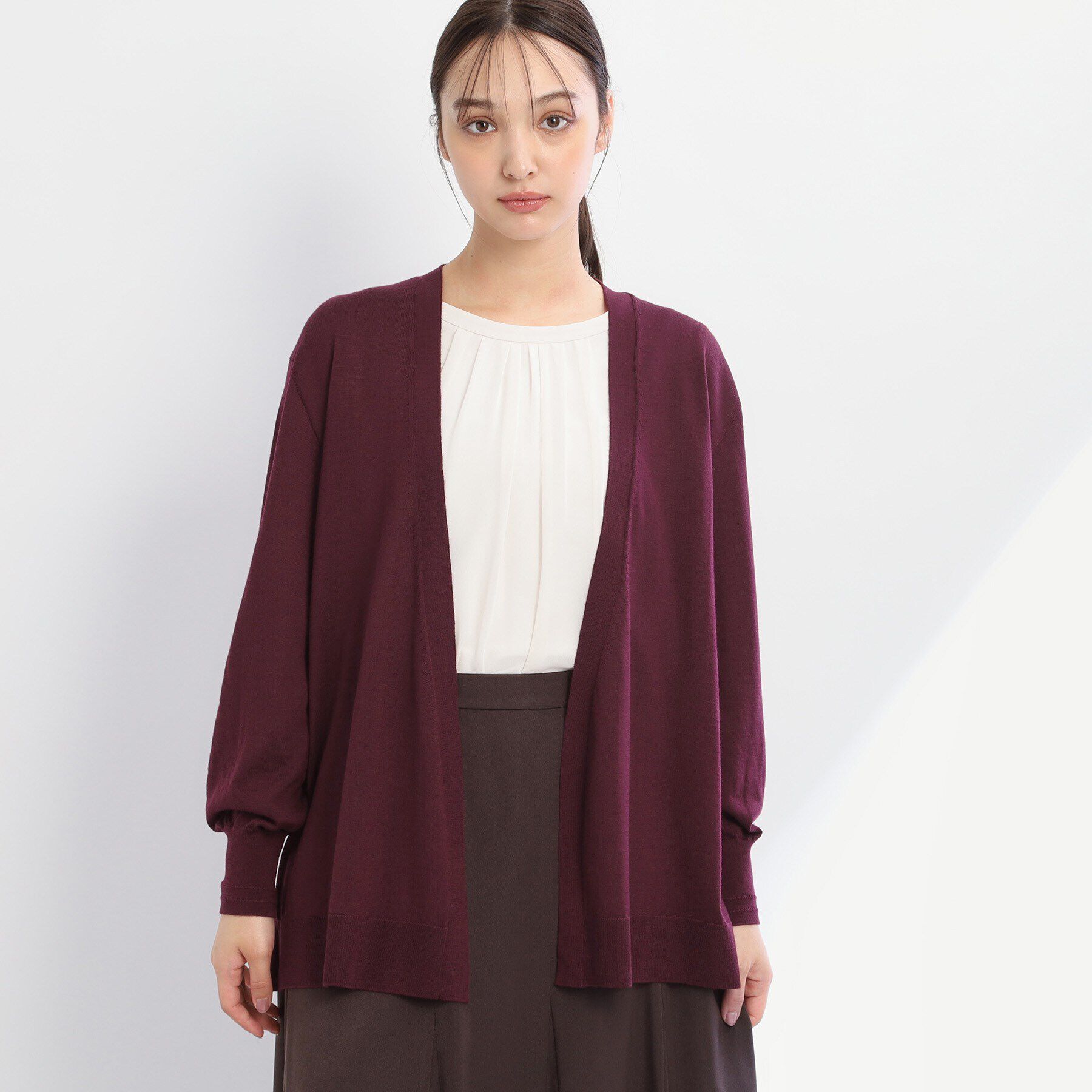 Reflect「【アンサンブル可能】着流しカーディガン」|カーディガン|