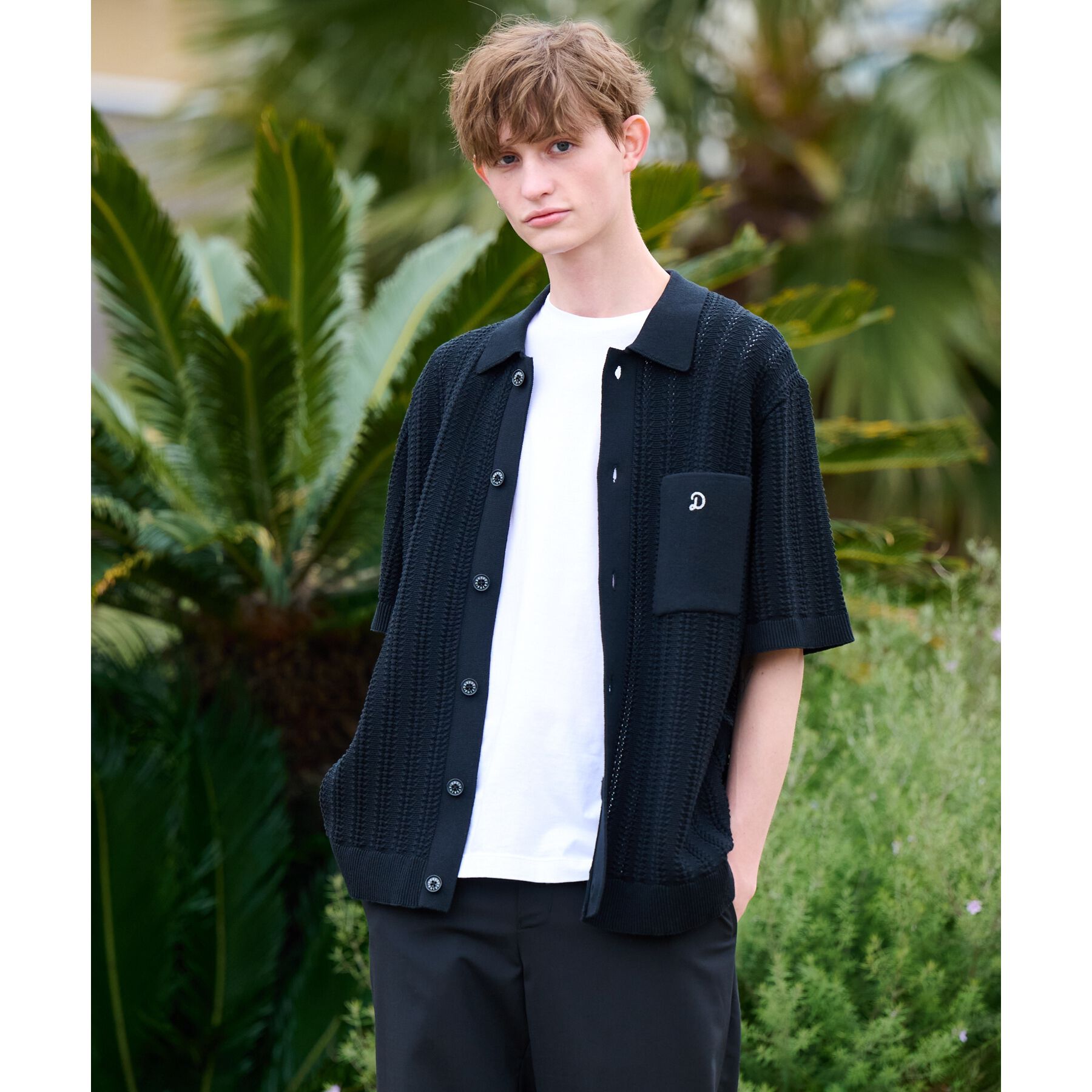 DRESSTERIOR「【Safari5月号掲載】オーガニックコットン キューバニットシャツ」|ニット・セーター|