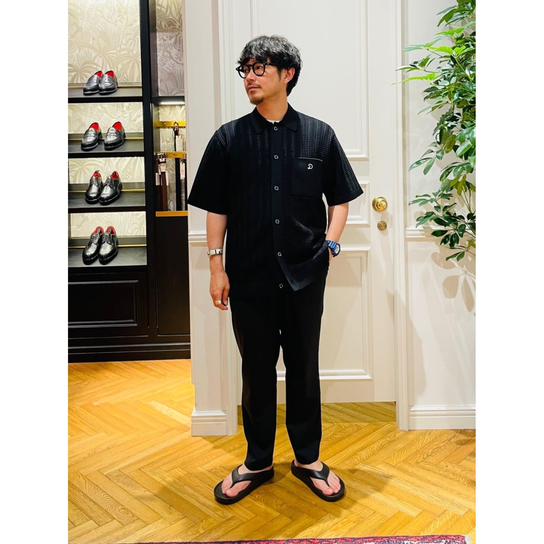 DRESSTERIOR「【Safari5月号掲載】オーガニックコットン キューバニットシャツ」|ニット・セーター|