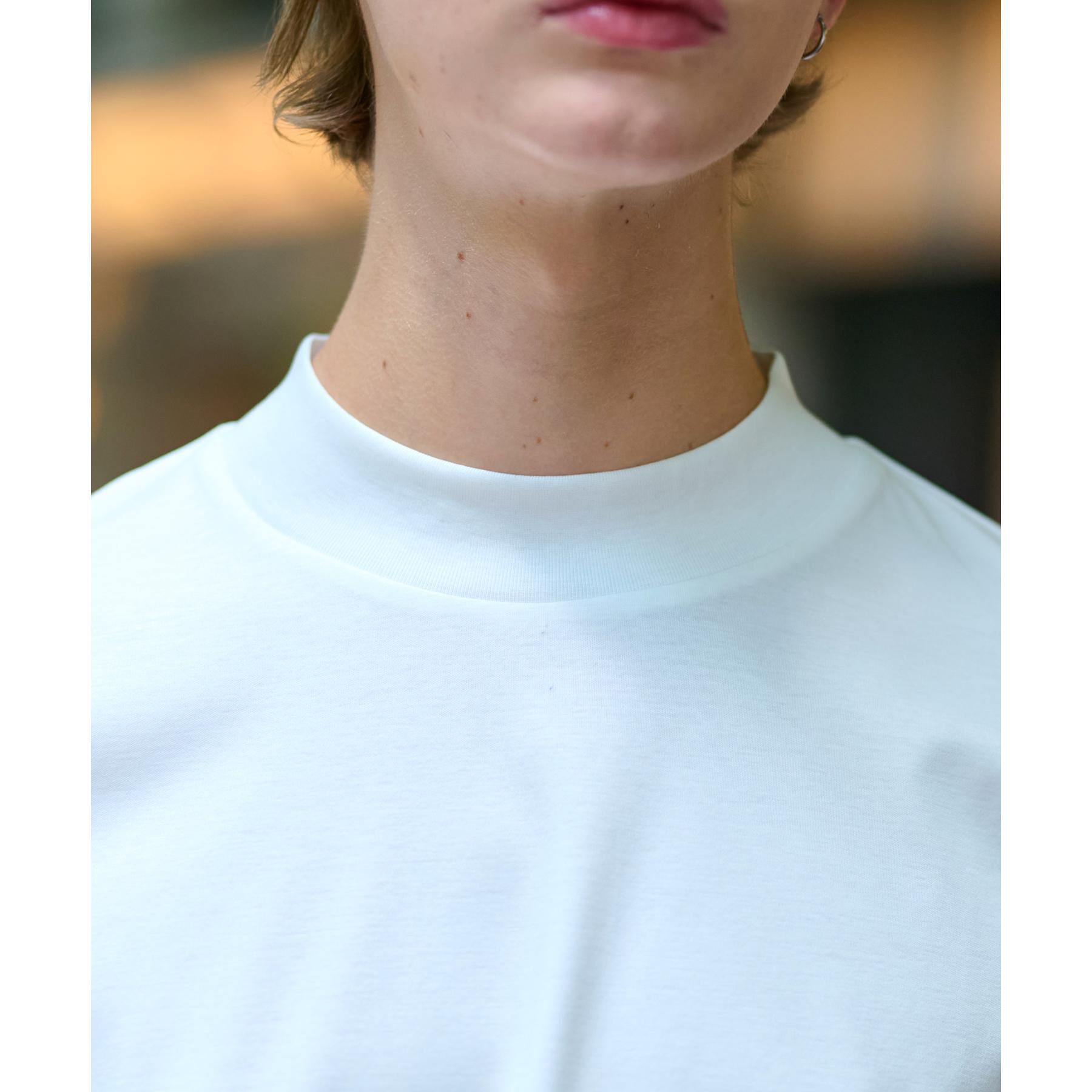 DRESSTERIOR「【接触冷感/抗菌防臭/消臭】ICE CLEAR COTTON モックネックT」|Tシャツ・カットソー|