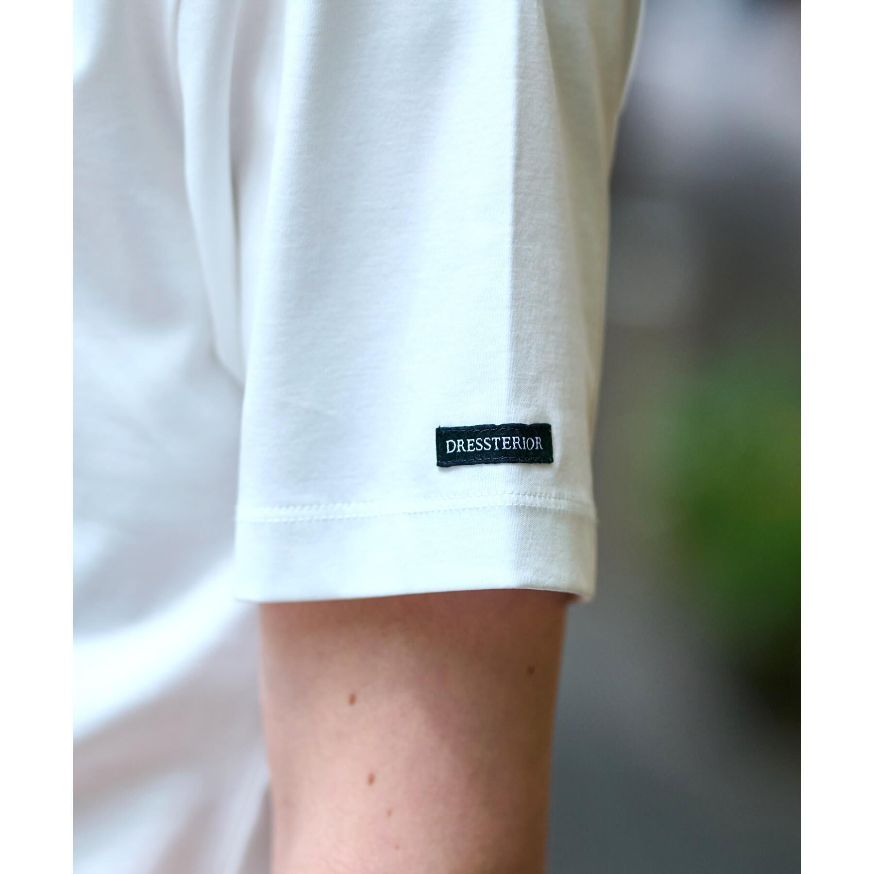 DRESSTERIOR「【接触冷感/抗菌防臭/消臭】ICE CLEAR COTTON モックネックT」|Tシャツ・カットソー|