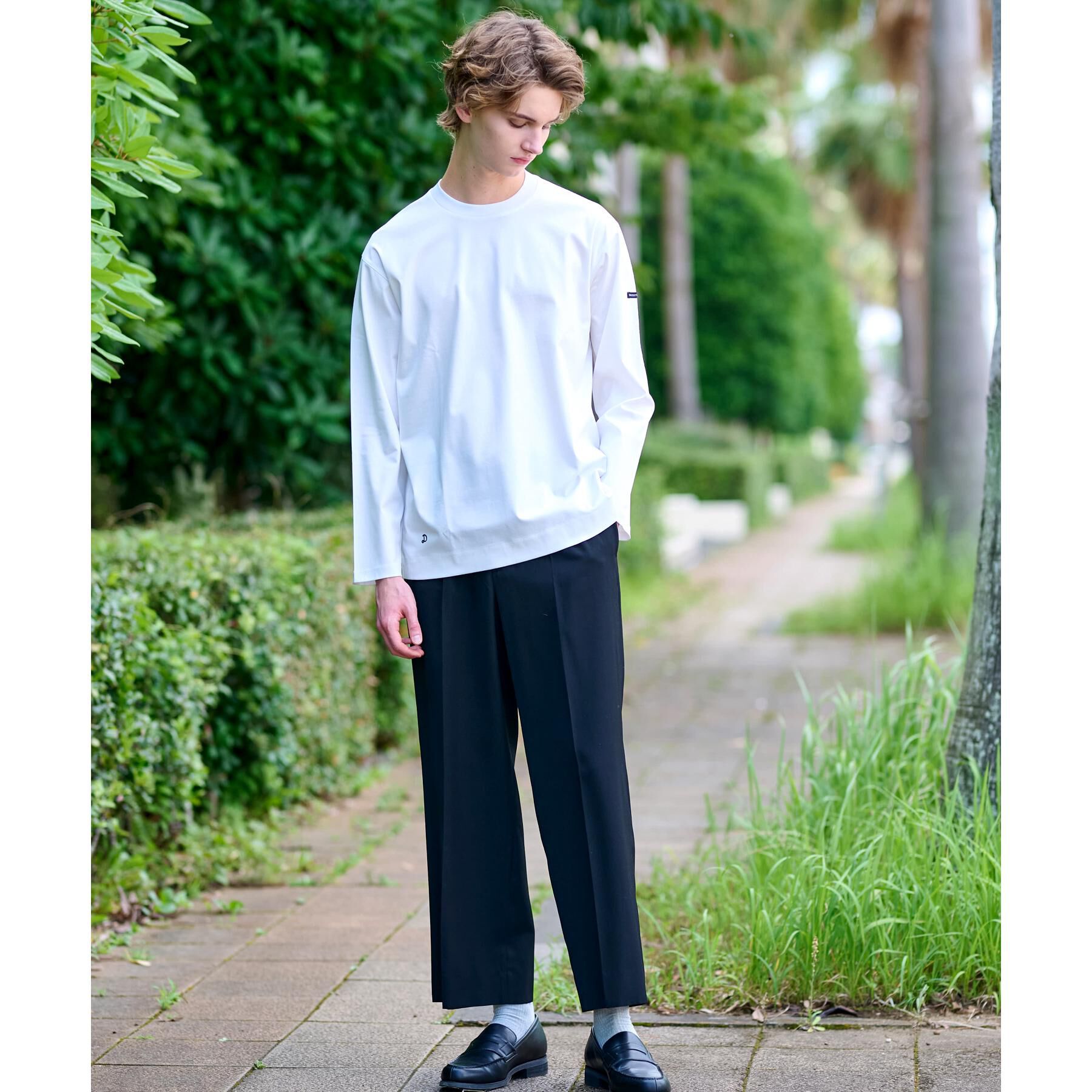 DRESSTERIOR「【接触冷感/抗菌防臭/消臭】ICE CLEAR COTTON クルーネックロンT」|Tシャツ・カットソー|