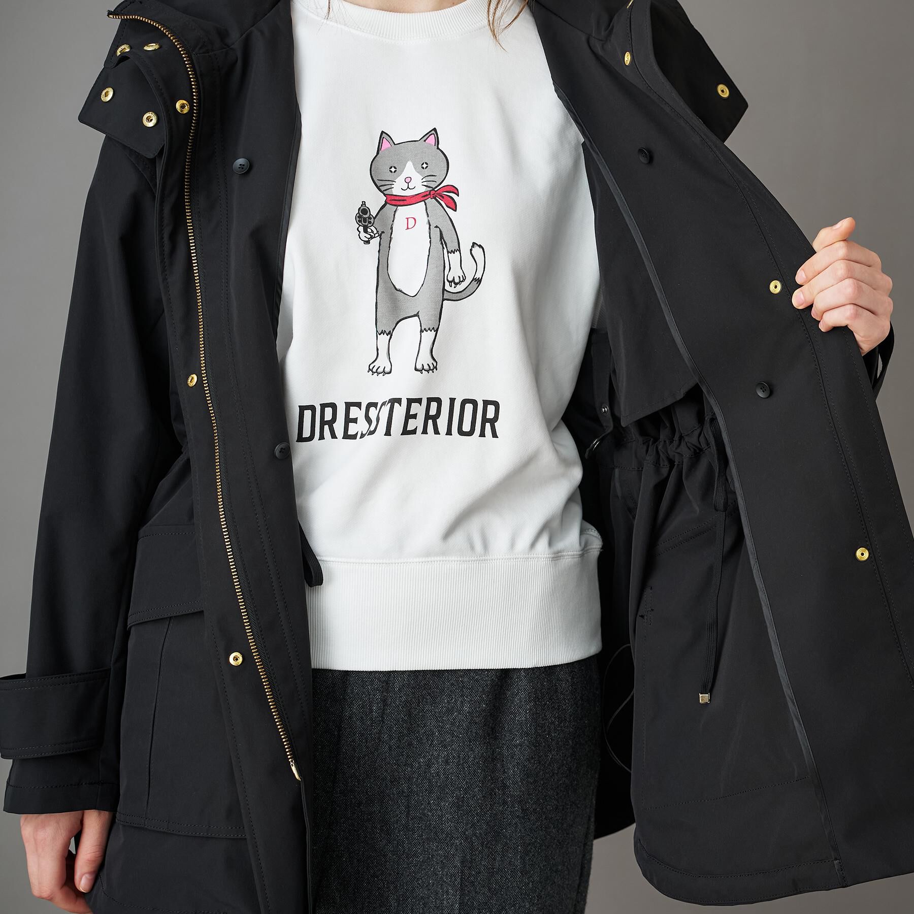 DRESSTERIOR「4WAYレインワークブルゾン」|ブルゾン・スタジャン|