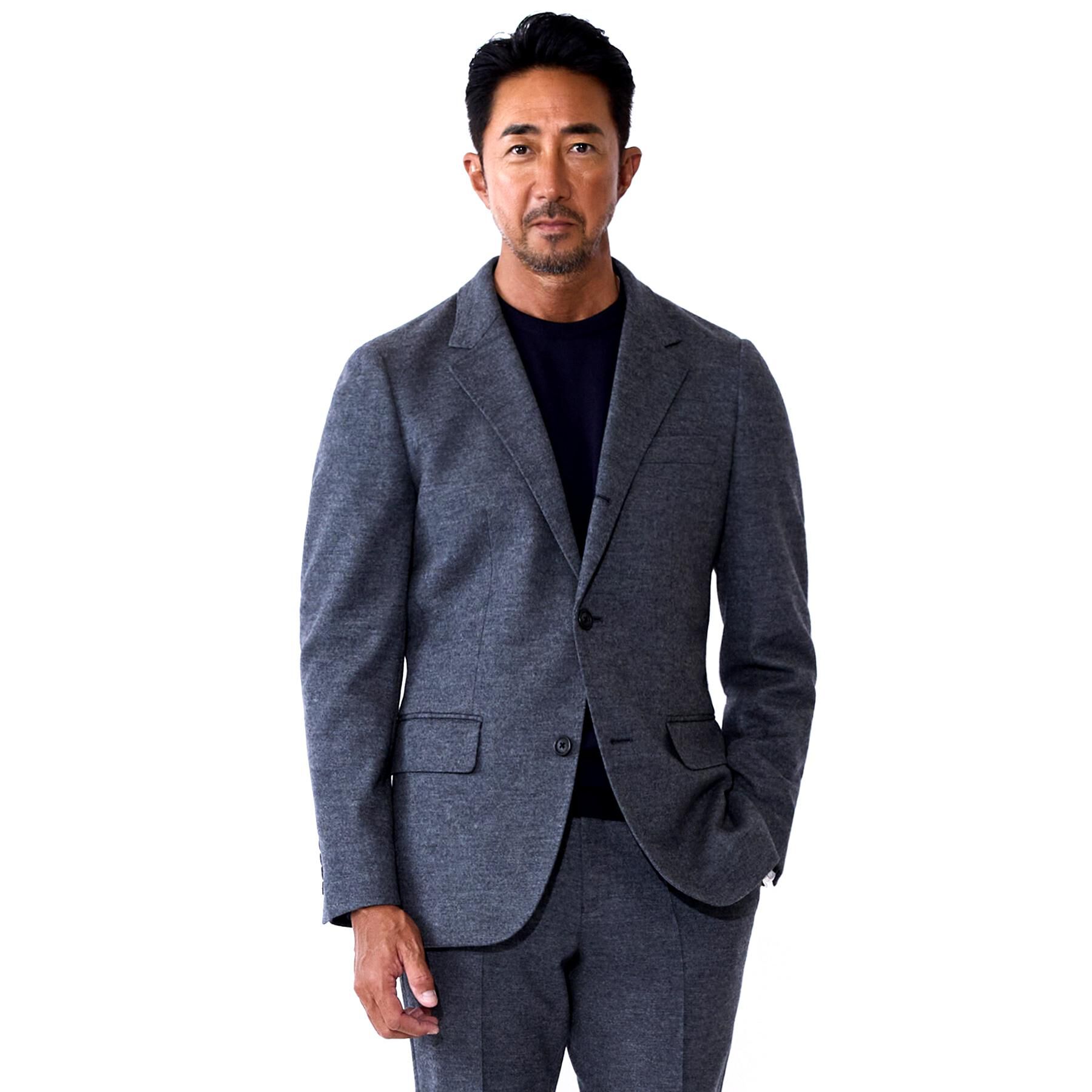 DRESSTERIOR「【干場義雅&times;MOVB&times;DRESSTERIOR】トリプルコラボ ジャケット」|テーラードジャケット|チャコールグレー(0