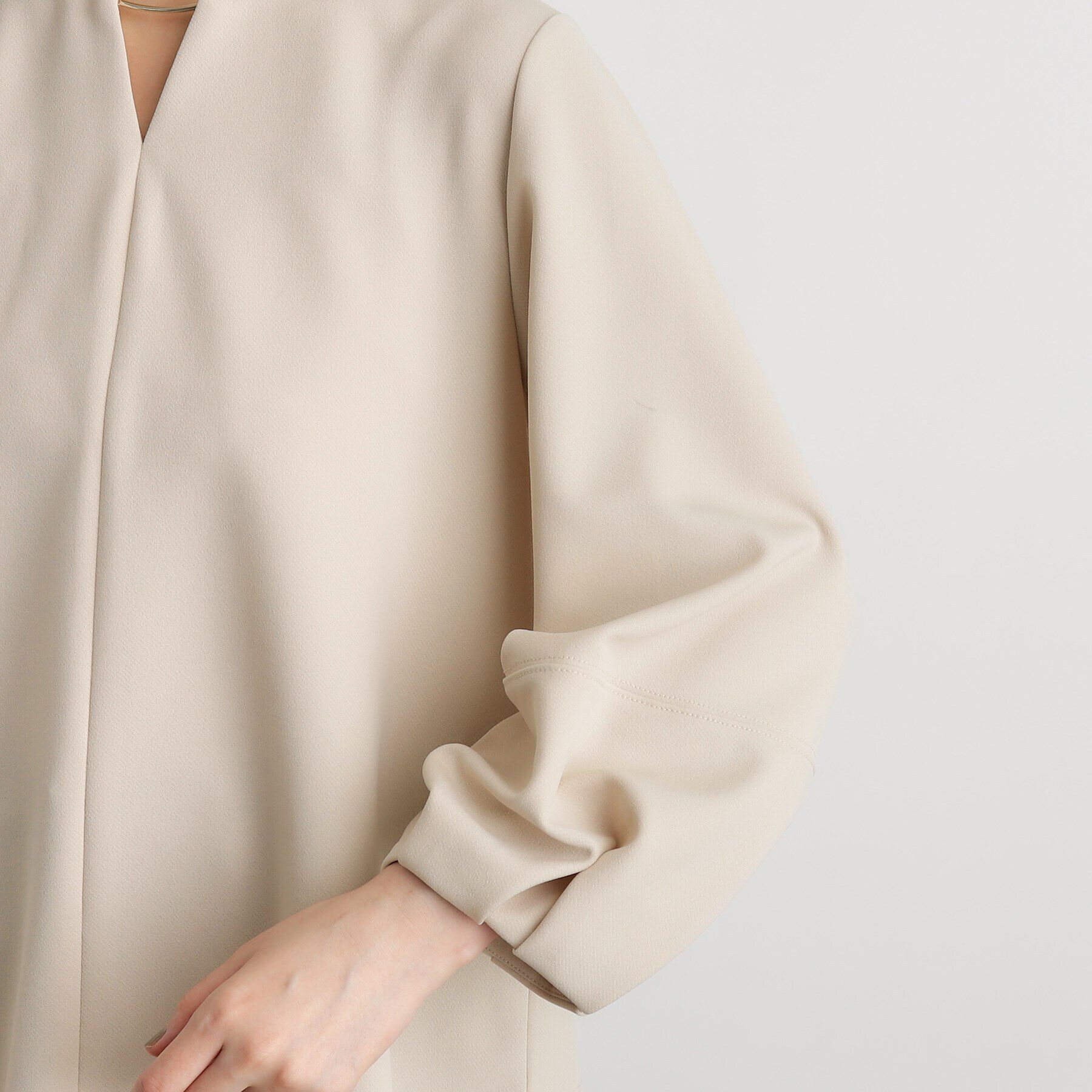 grove「カットツイルランタンスリーブプルオーバー」|Tシャツ・カットソー|