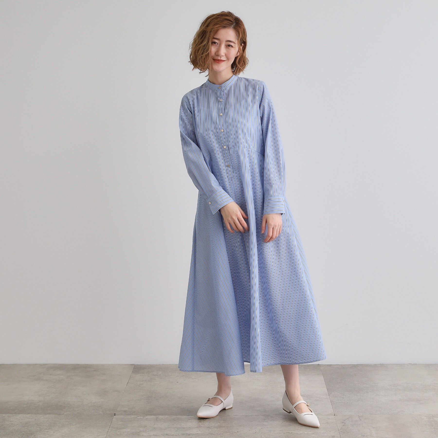 grove「ヘリテージフレアシャツワンピース」|ワンピース|