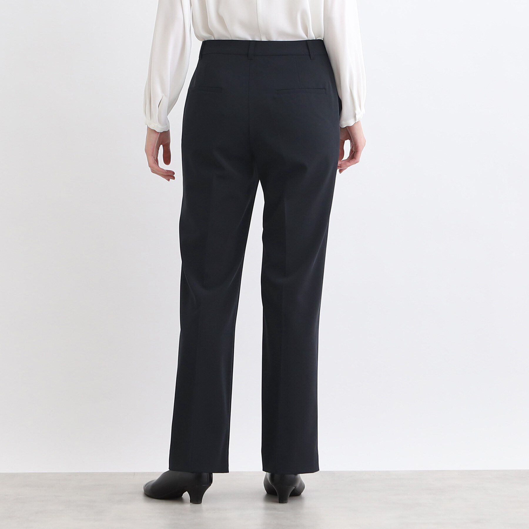 INDIVI「【定番スーツ／洗える／UVケア】ストレッチストレートパンツ」|その他|