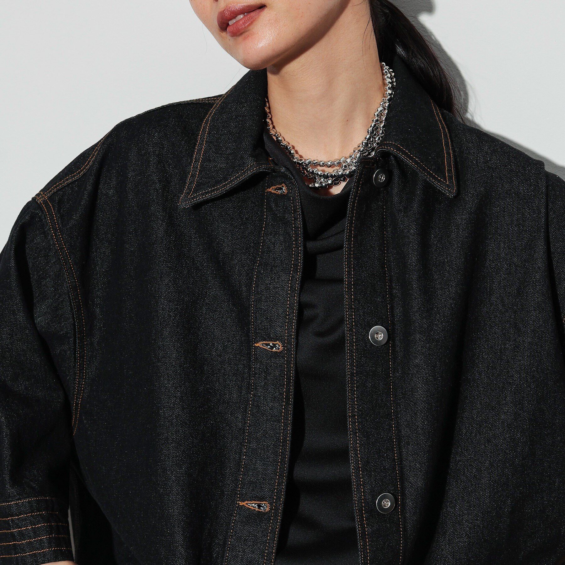 GALLEST「ボックスデニムジャケット」|デニムジャケット|