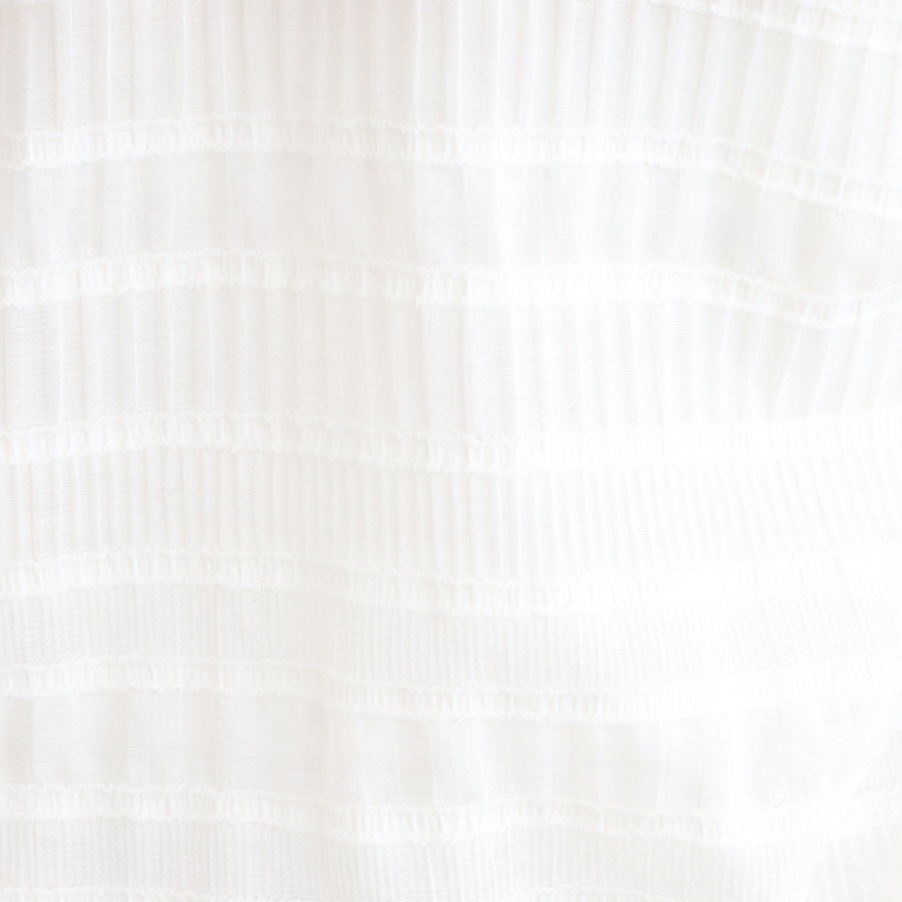 INDIVI「【洗える】シャーリングバンドカラーブラウス」|シャツ・ブラウス|