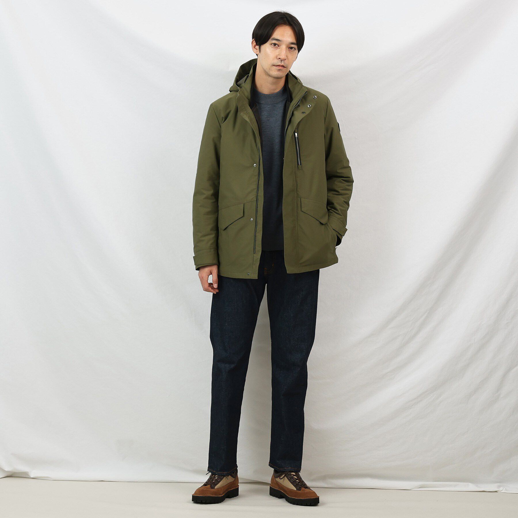 TAKEO KIKUCHI「【3WAY／撥水】ドビーメモリー ダウンライナーブルゾン」|ブルゾン・スタジャン|