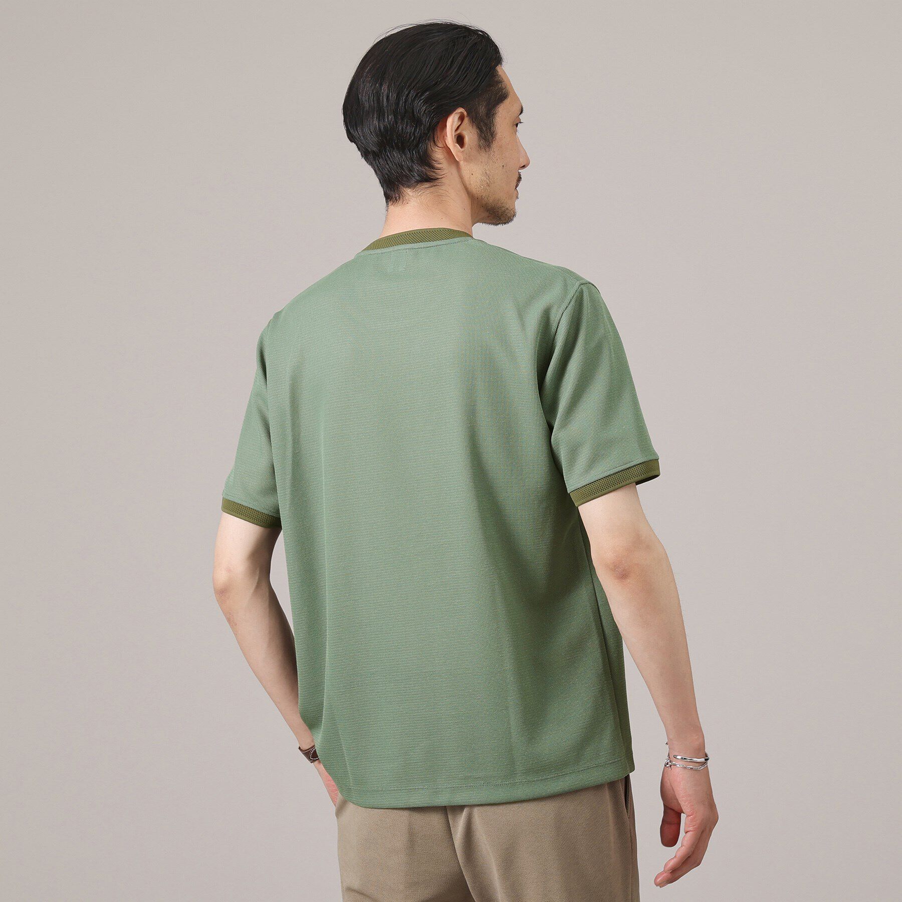 TAKEO KIKUCHI「【抗菌防臭/日本製】ハイブリッド サーフニット Tシャツ」|Tシャツ・カットソー|