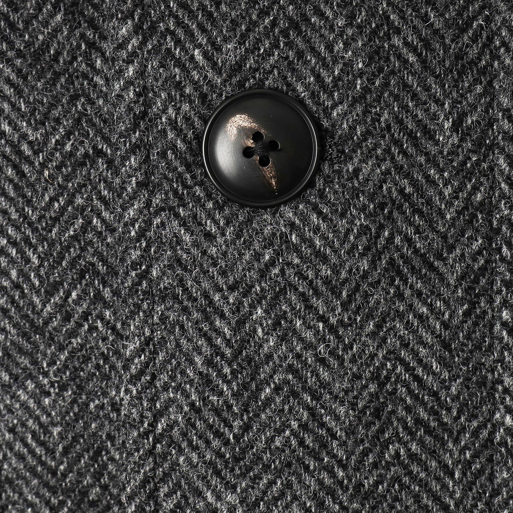 40CARATS&525「ウールヘリンボン ノーカラーコート」|ノーカラーコート|