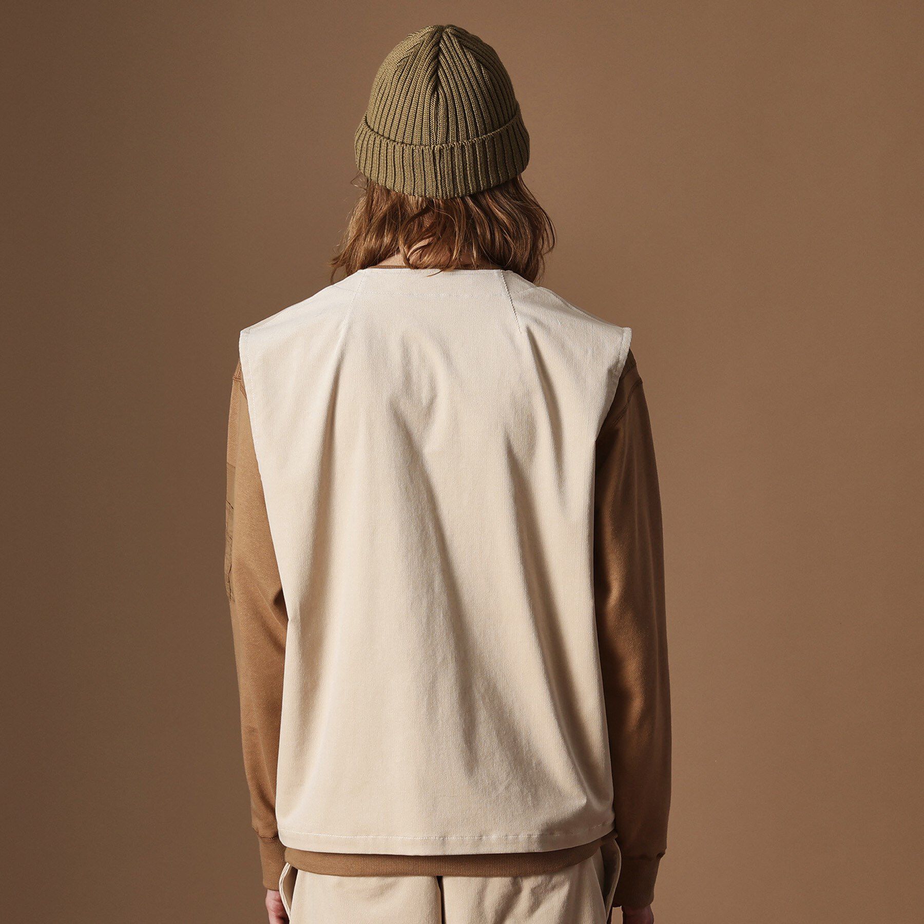 40CARATS&525「【Sサイズ～】コーデュロイ4パッチポケットヴェスト」|ベスト・ジレ|