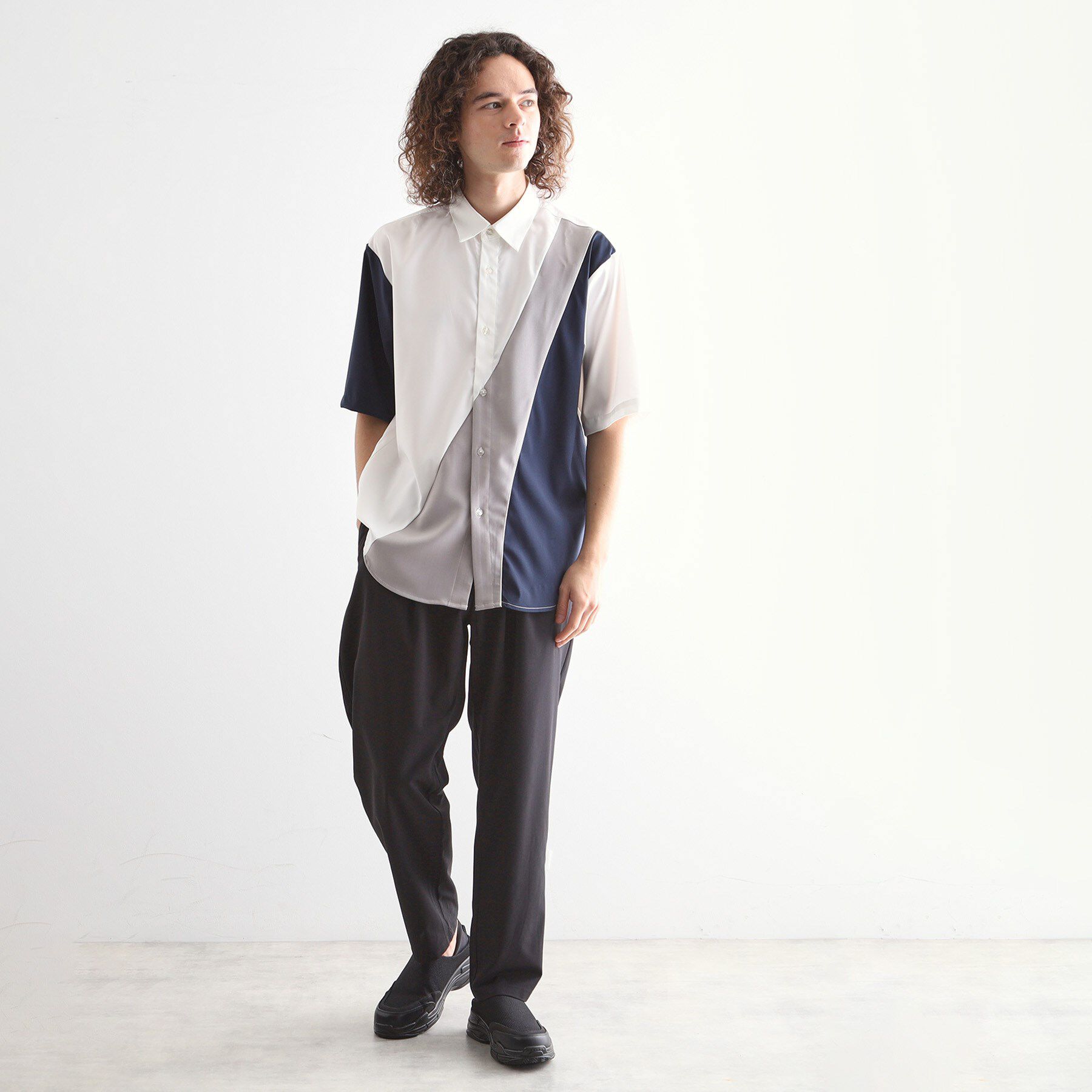 tk.TAKEO KIKUCHI「カーブスイッチシャツ」|シャツ・ブラウス|