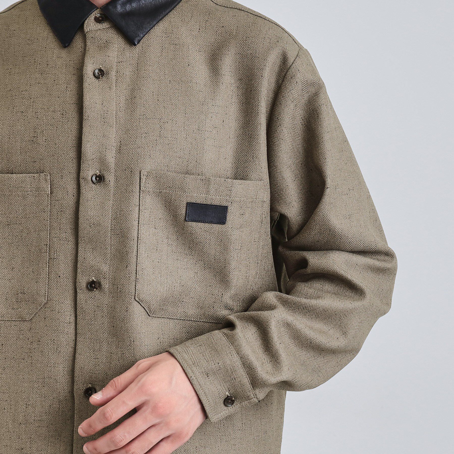 tk.TAKEO KIKUCHI「ヘリンボーンワーカーシャツ」|シャツ・ブラウス|