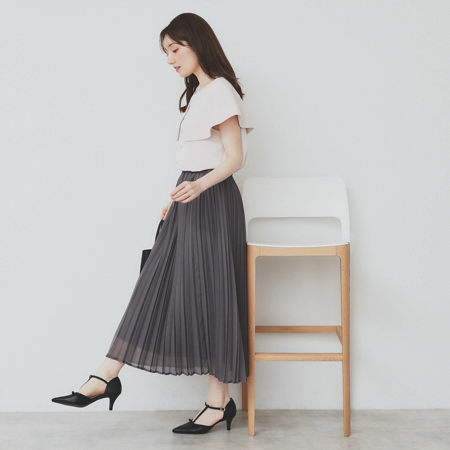 index「シアープリーツフレアスカート【洗濯機洗い可】」|スカート|