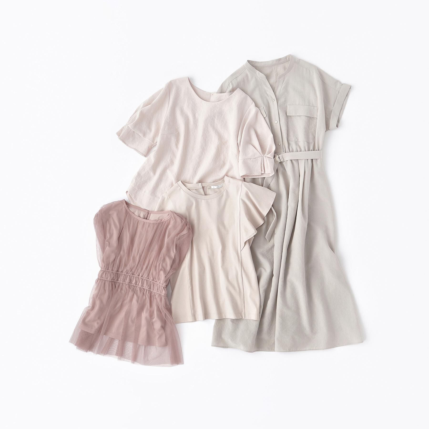 index「チュールレイヤードペプラムブラウス【洗濯機洗い可】」|シャツ・ブラウス|