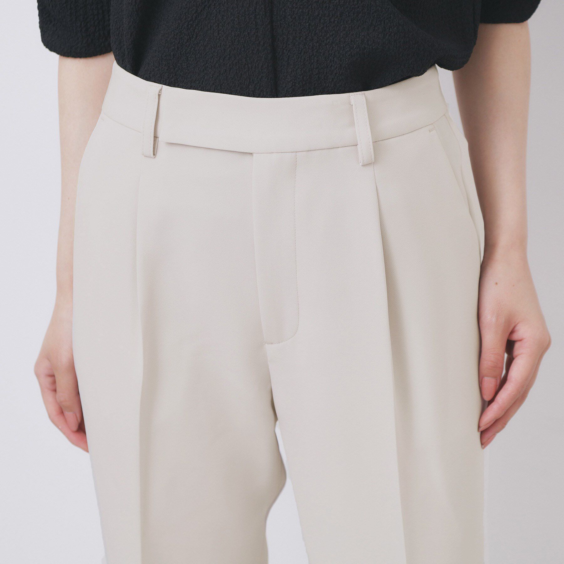 index「《XS-LLサイズ》ストレッチテーパードパンツ/セットアップ対応【洗濯機洗い可/イージーアイロン/防」|その他|