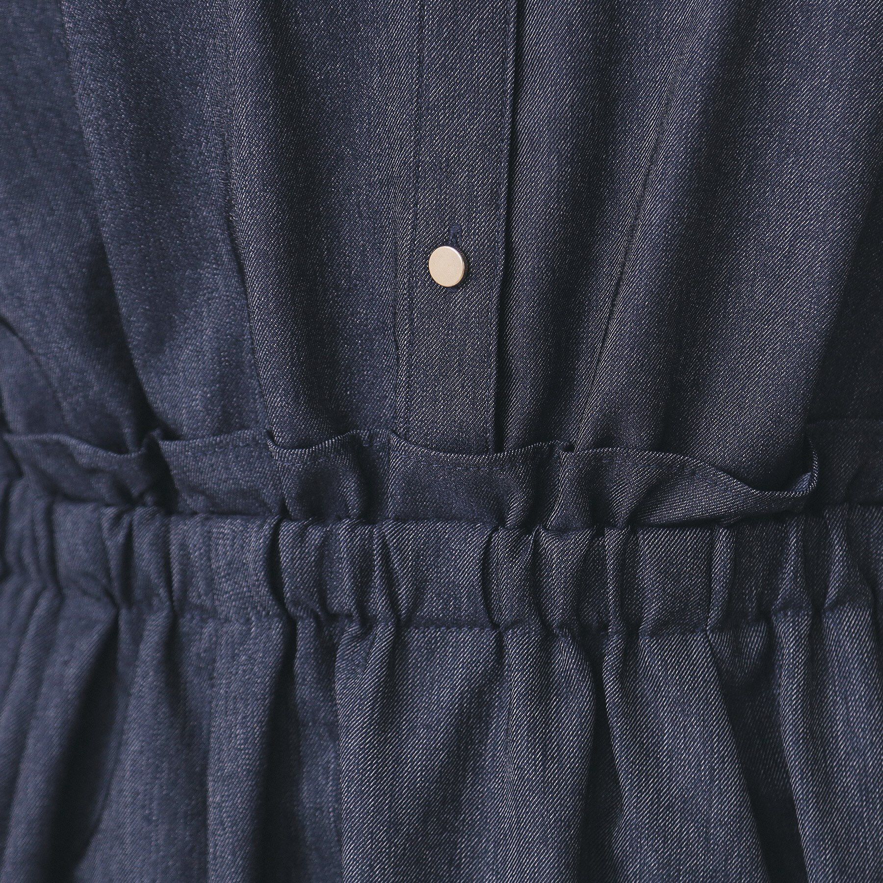 index「シャンブレーツイルドッキングフレアワンピース【洗濯機OK/イージーアイロン】」|ワンピース|