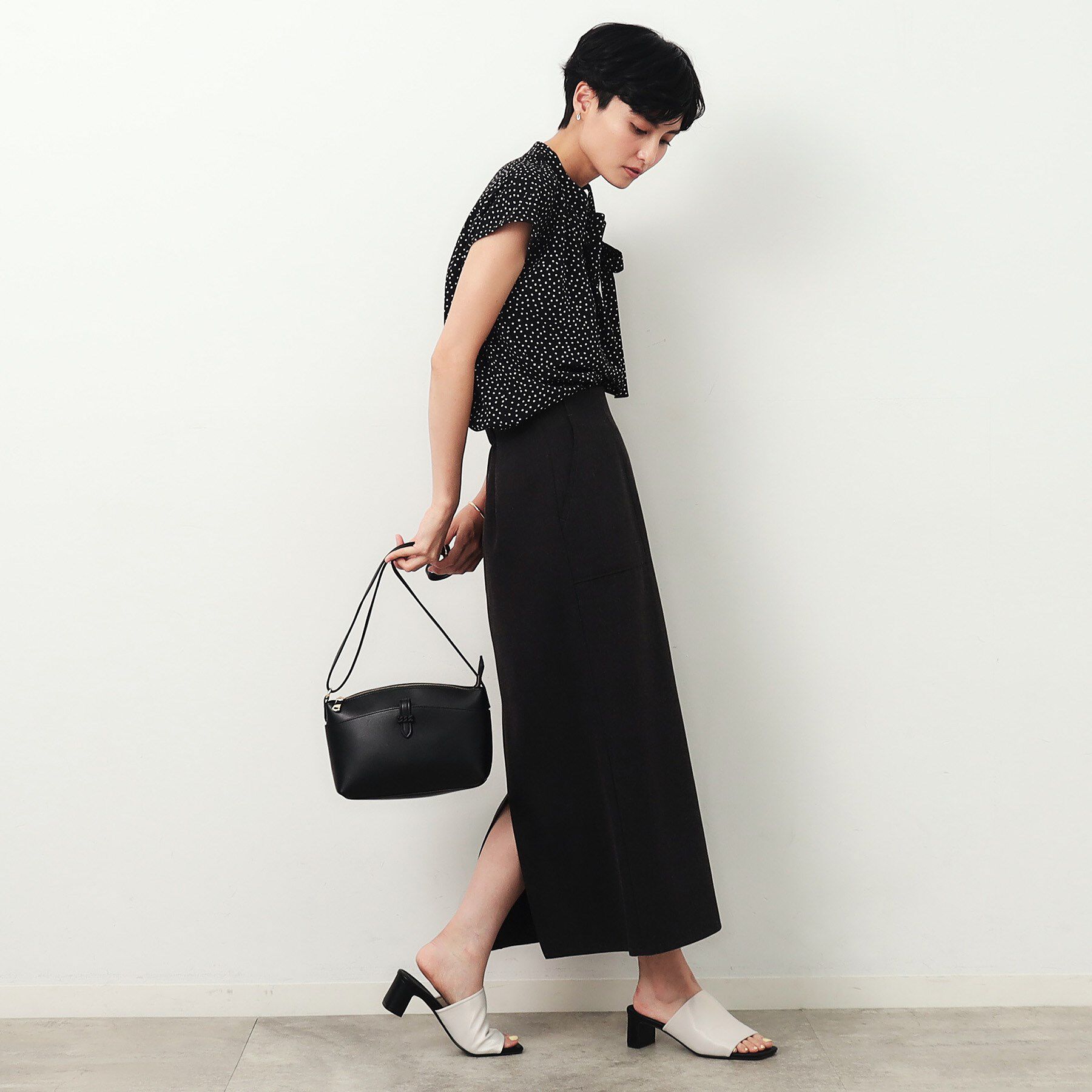 OPAQUE.CLIP「【長さ調整可能】フロントベルトポケットミニショルダー」|ショルダー・メッセンジャー|