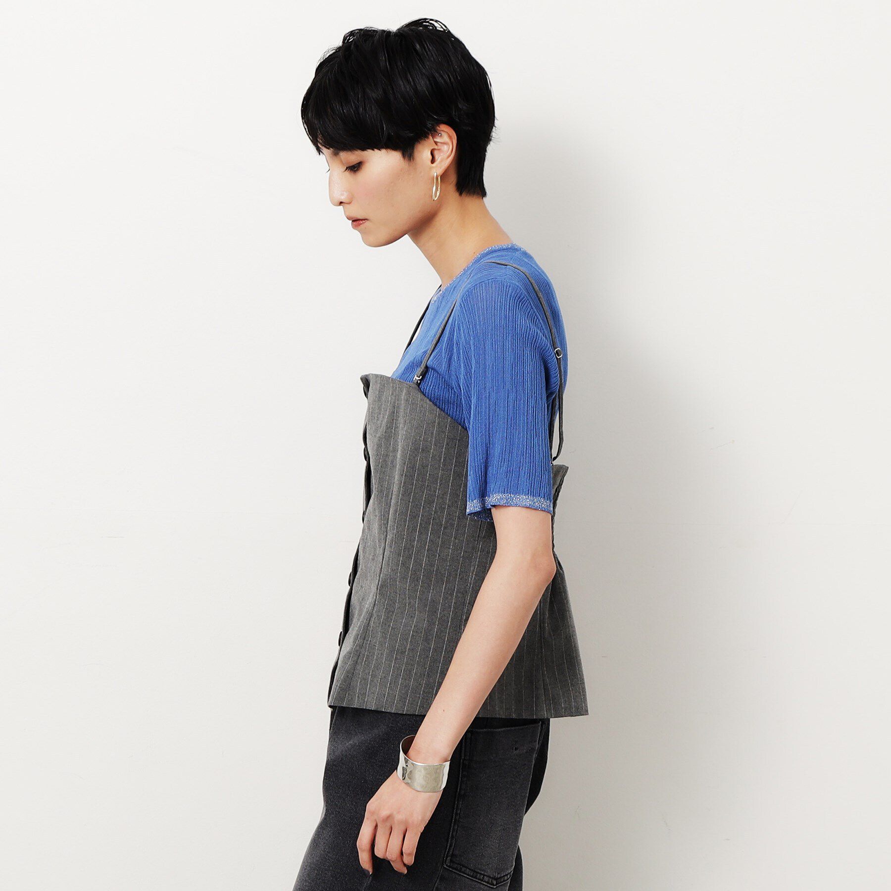 OPAQUE.CLIP「《VERY掲載》2WAYキャミビスチェ【洗濯機洗い可】」|キャミソール|