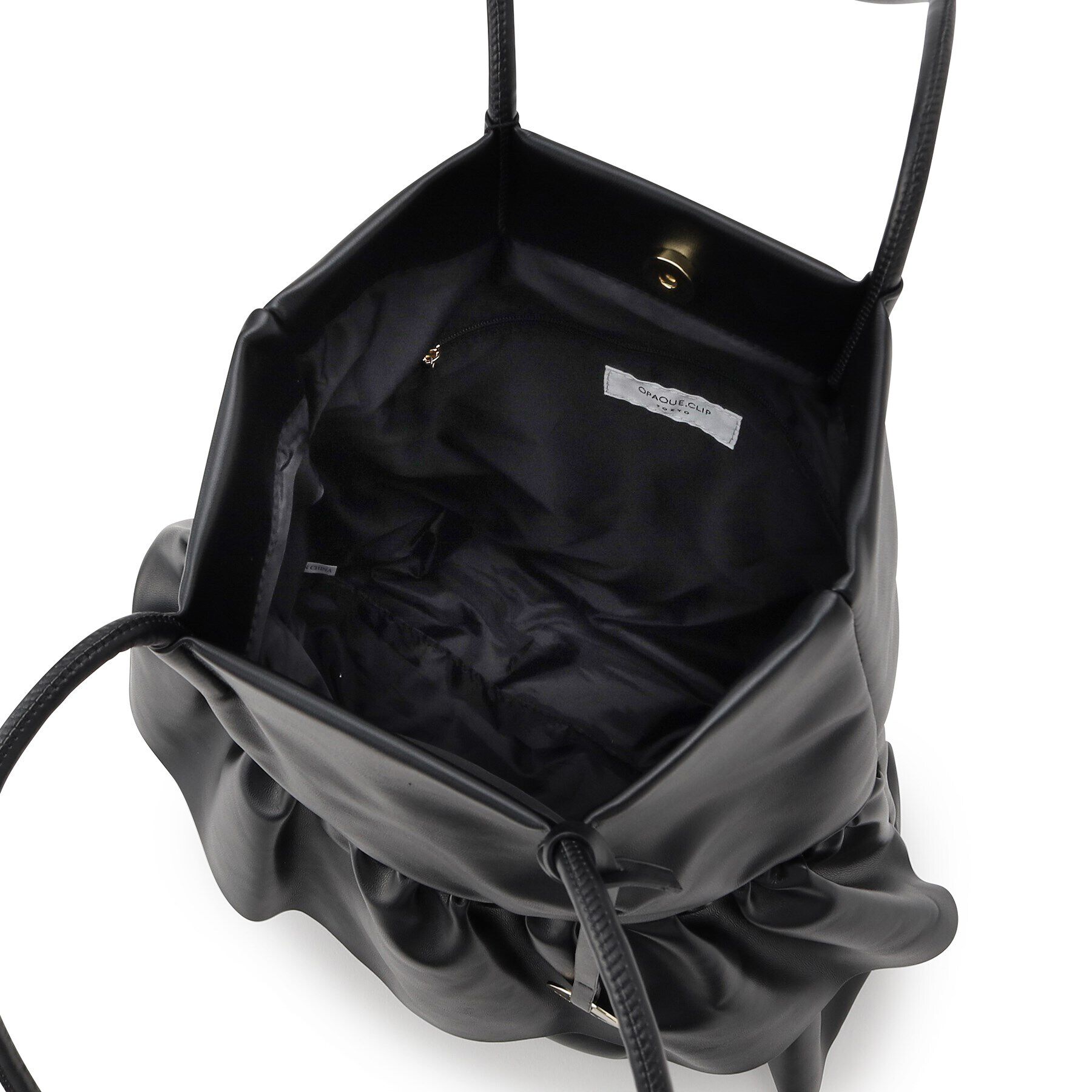 OPAQUE.CLIP「【A4サイズ対応】合皮ティアードフリルトートバッグ」|トートバッグ|