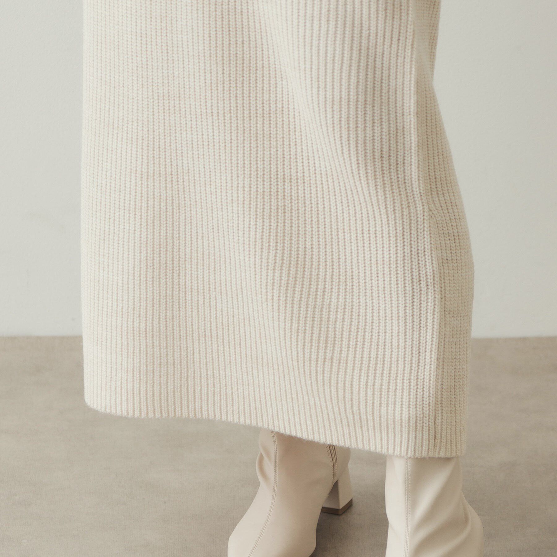 OPAQUE.CLIP「ミドルゲージナロースカート／セットアップ対応【洗濯機洗い可】」|スカート|