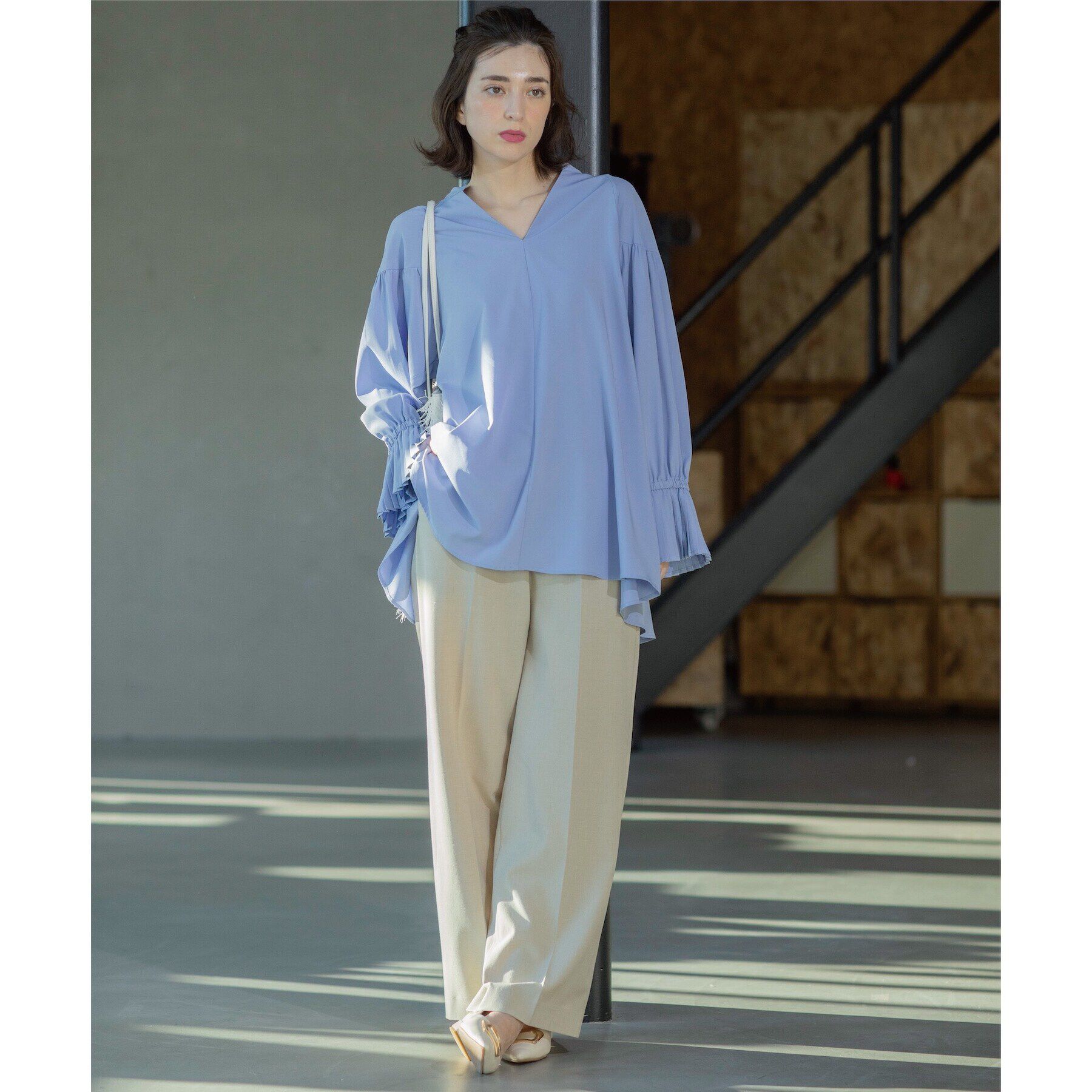 OPAQUE.CLIP「《S-LLsize》美脚ストレッチイージーワイドパンツ【洗濯機洗い可】」|その他|