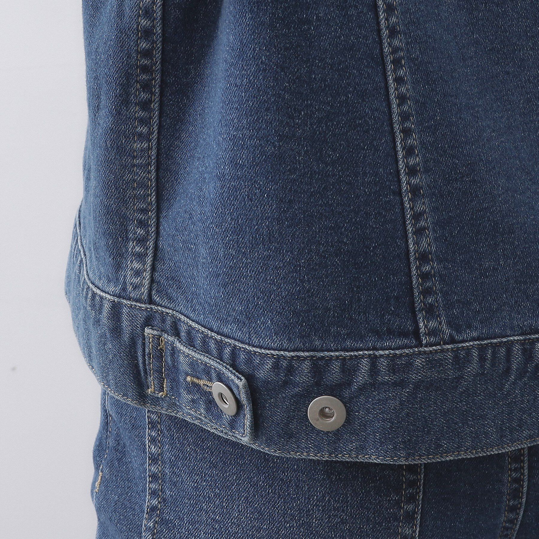 OPAQUE.CLIP「ストレッチデニムジャケット/オーガニックコットン混【洗濯機洗い可】」|デニムジャケット|