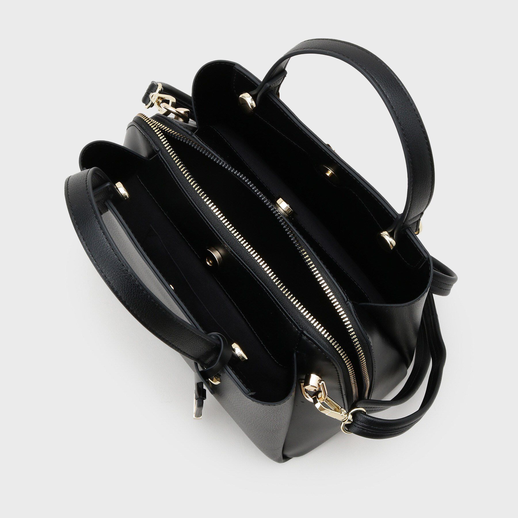 OPAQUE.CLIP「【2WAY】合皮ミドルサイズボストンバッグ」|ボストンバッグ|