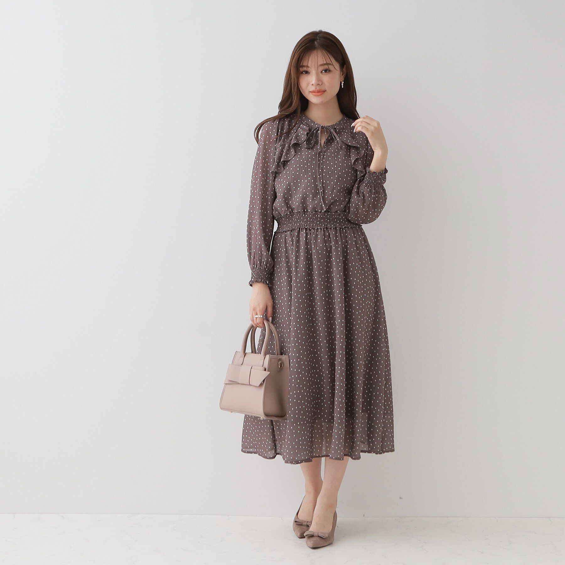 Couture broach「リボンデザインスクエアバッグ」|ショルダー・メッセンジャー|