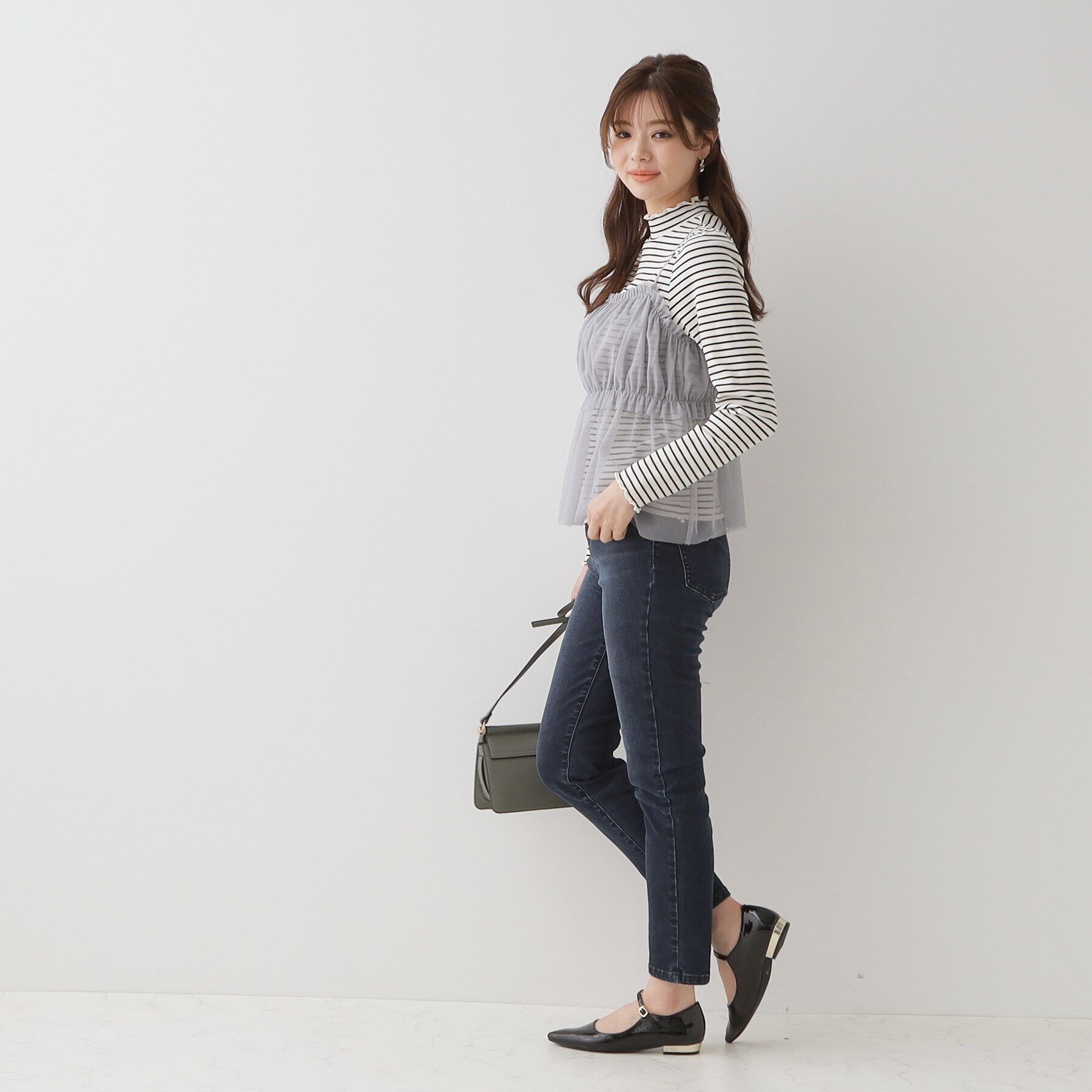 Couture broach「前後2WAYリボンチュールキャミ＆テレコトップス」|その他|