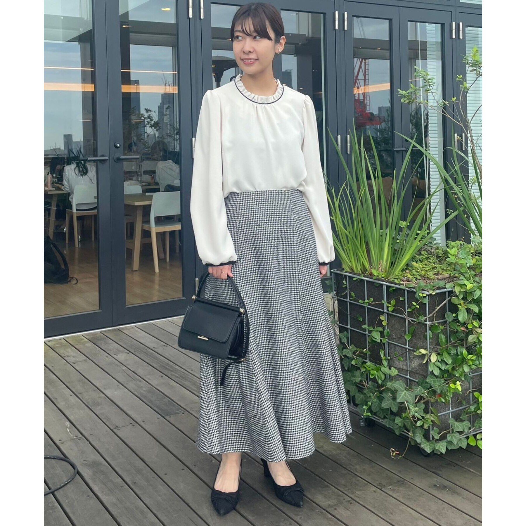 Couture broach「【上品・美シルエット】ラメ千鳥マーメイドスカート」|スカート|