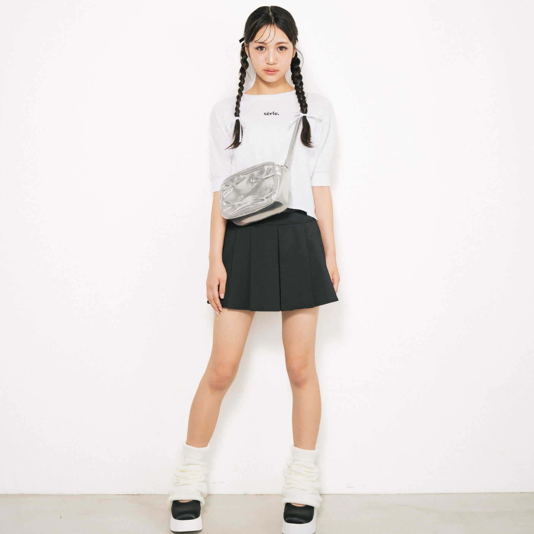 PINK-latte「【130cmあり】サーマルTシャツ」|Tシャツ・カットソー|