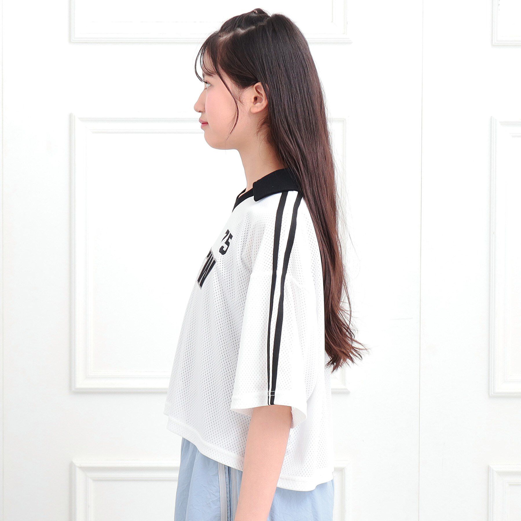 PINK-latte「【セットアイテム】衿付きVネックメッシュT＋タンクセット」|その他|