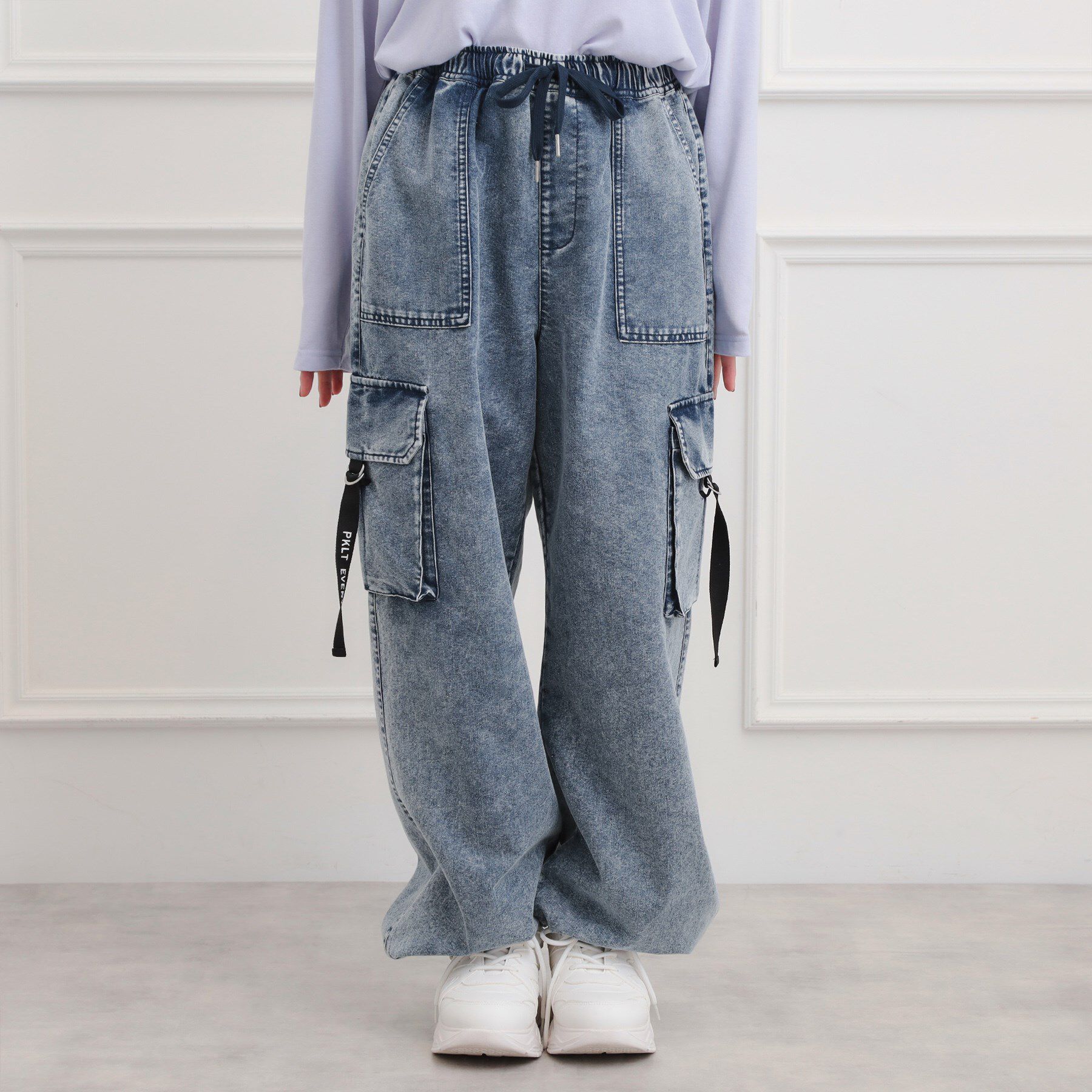 PINK-latte「ベーシックデニムカーゴパンツ」|その他|