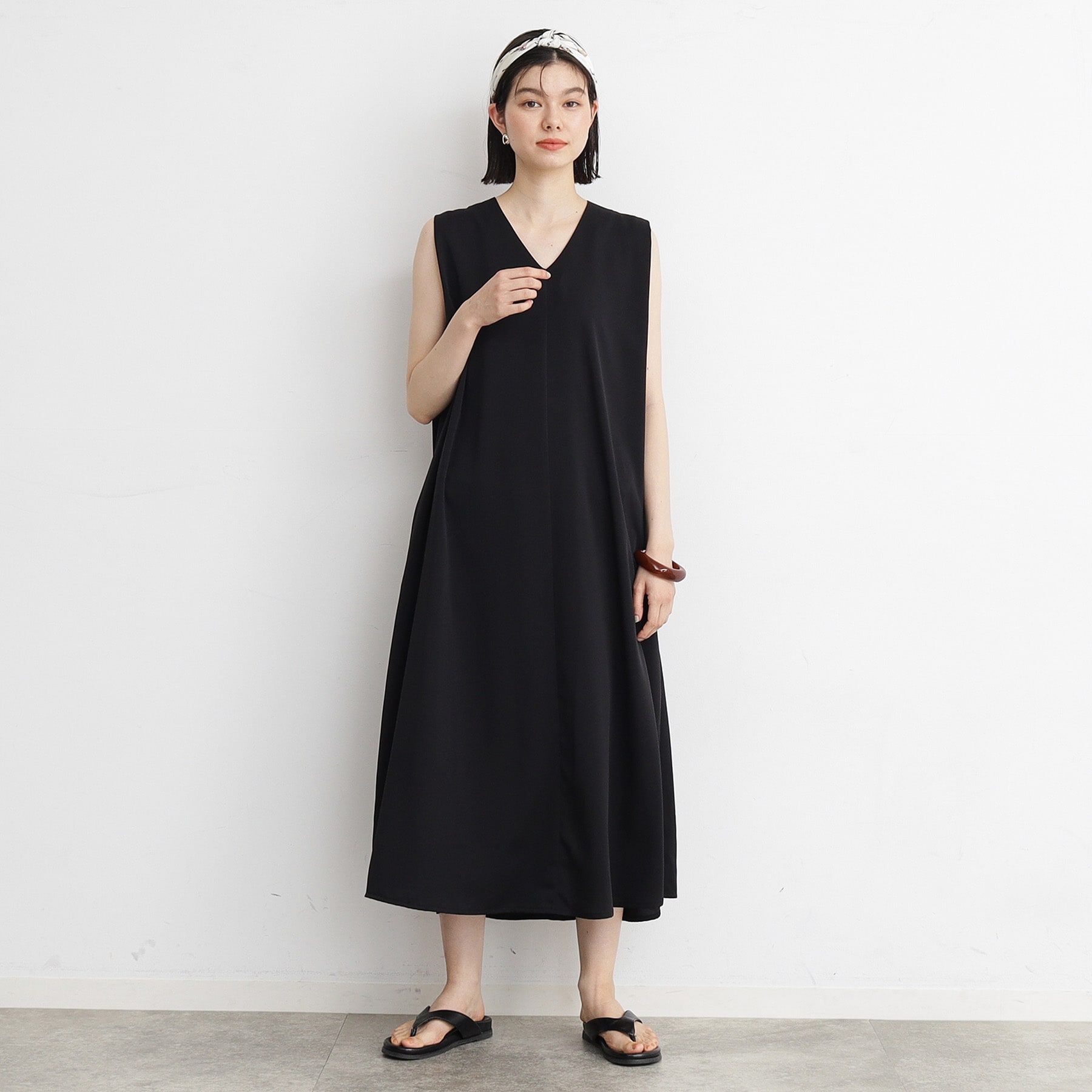 THE SHOP TK「【ラッシュガード／接触冷感／撥水／UVケア／洗える】MIZUGIWA_ノースリーブワンピース」|ワンピース|