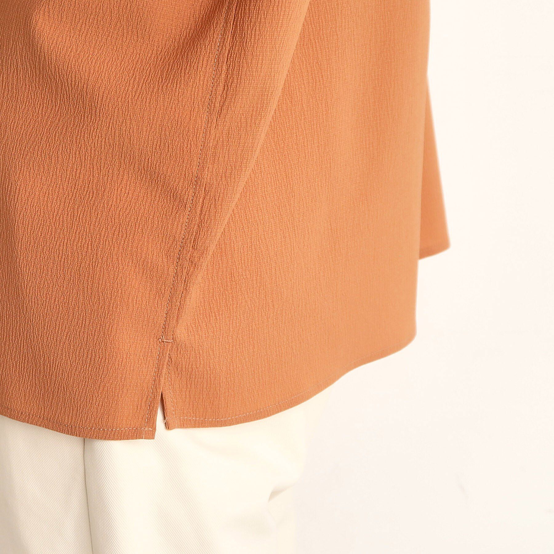 THE SHOP TK「楊柳オープンカラー半袖シャツ」|シャツ・ブラウス|